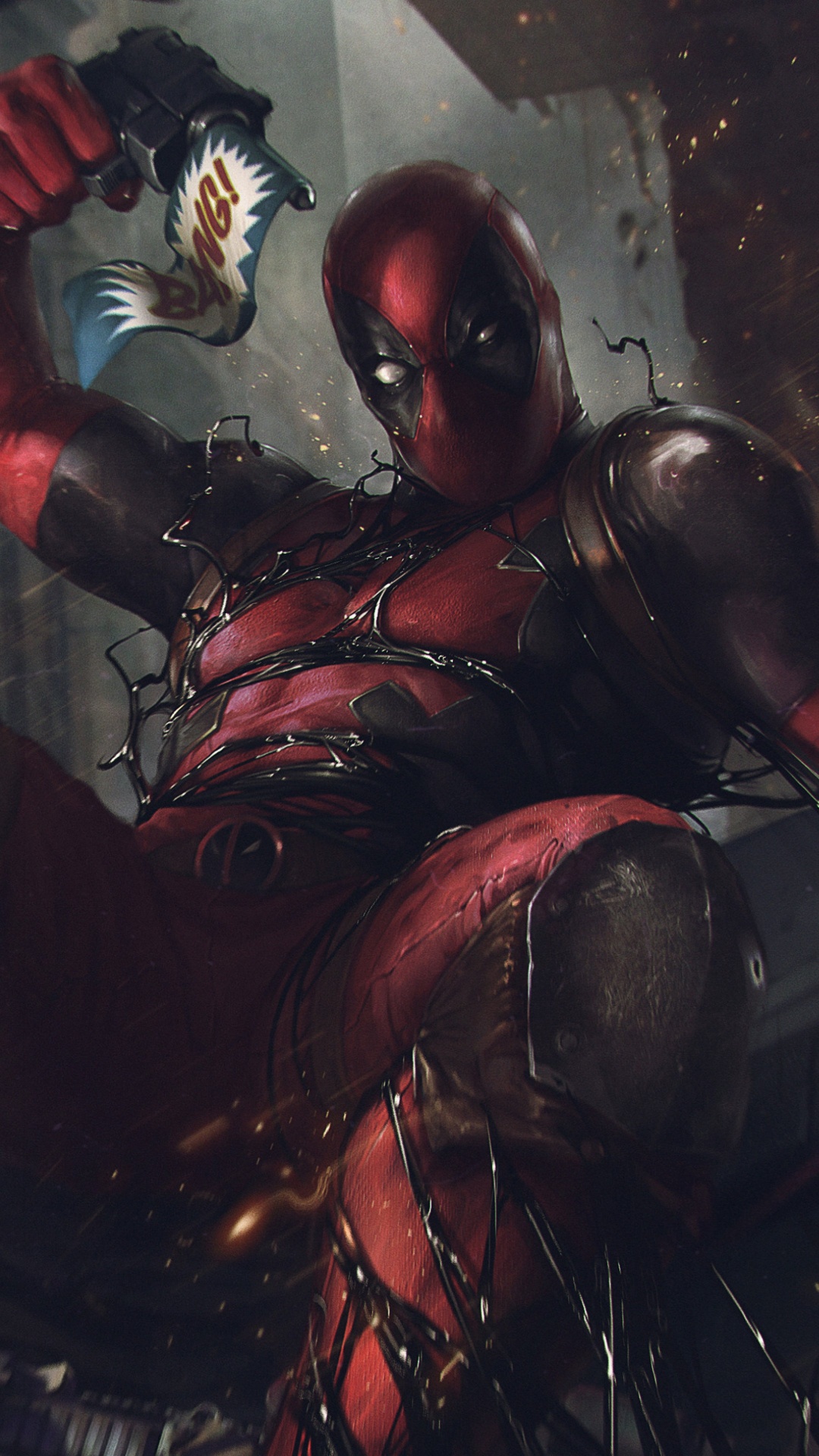 Totes Schwimmbad, Gift Deadpool, Gift, Deadpool, Eddie Brock. Wallpaper in 1080x1920 Resolution