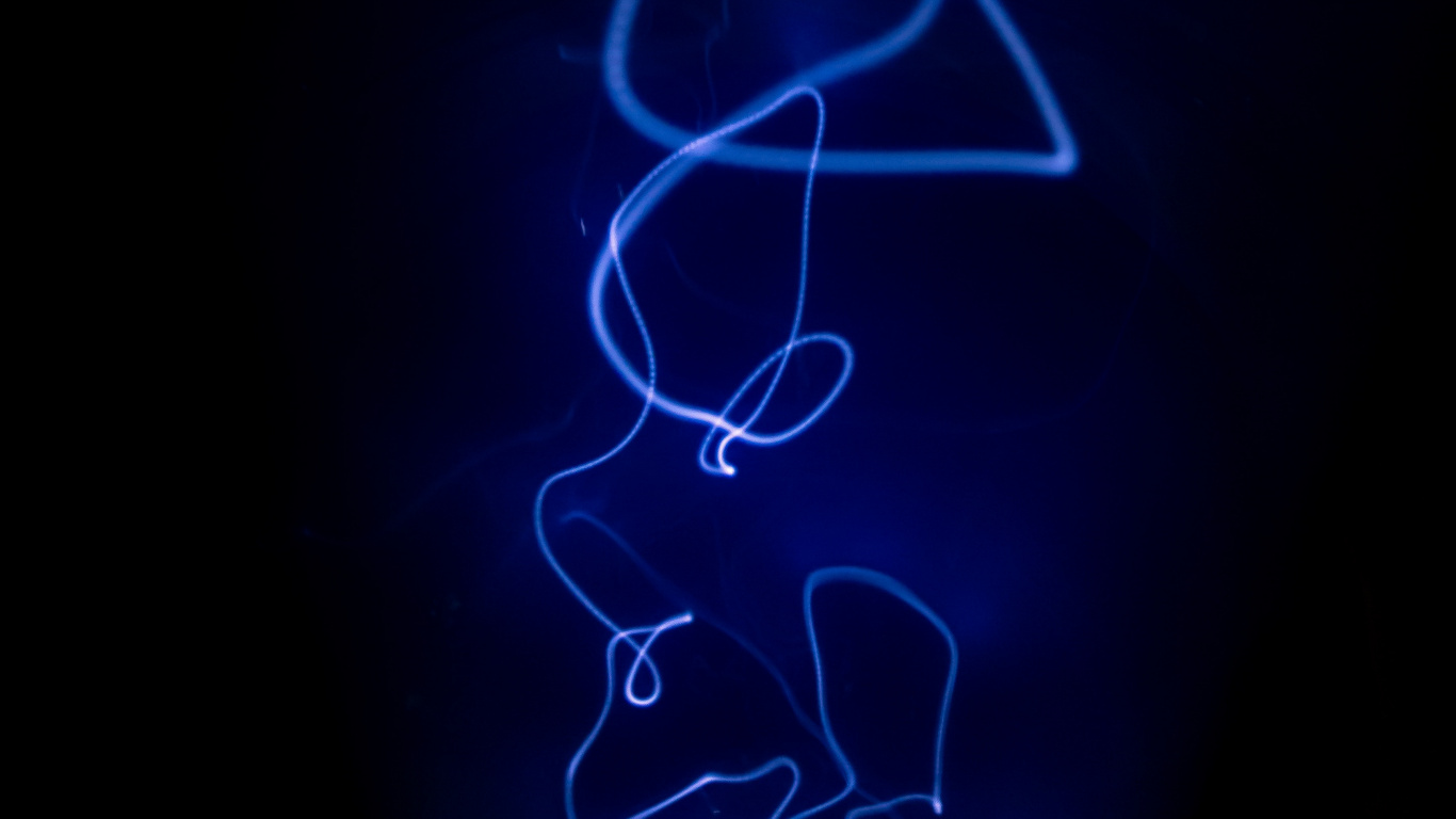 Blue and White Light Illustration. Wallpaper in 1366x768 Resolution