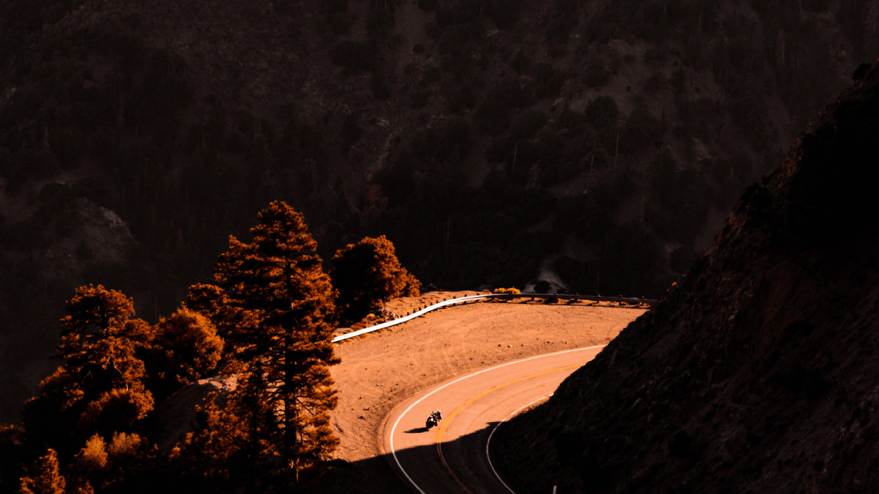 Alone Long Drive Quotes, Quotation, Natural Landscape, Plant, Wood. Wallpaper in 1280x720 Resolution