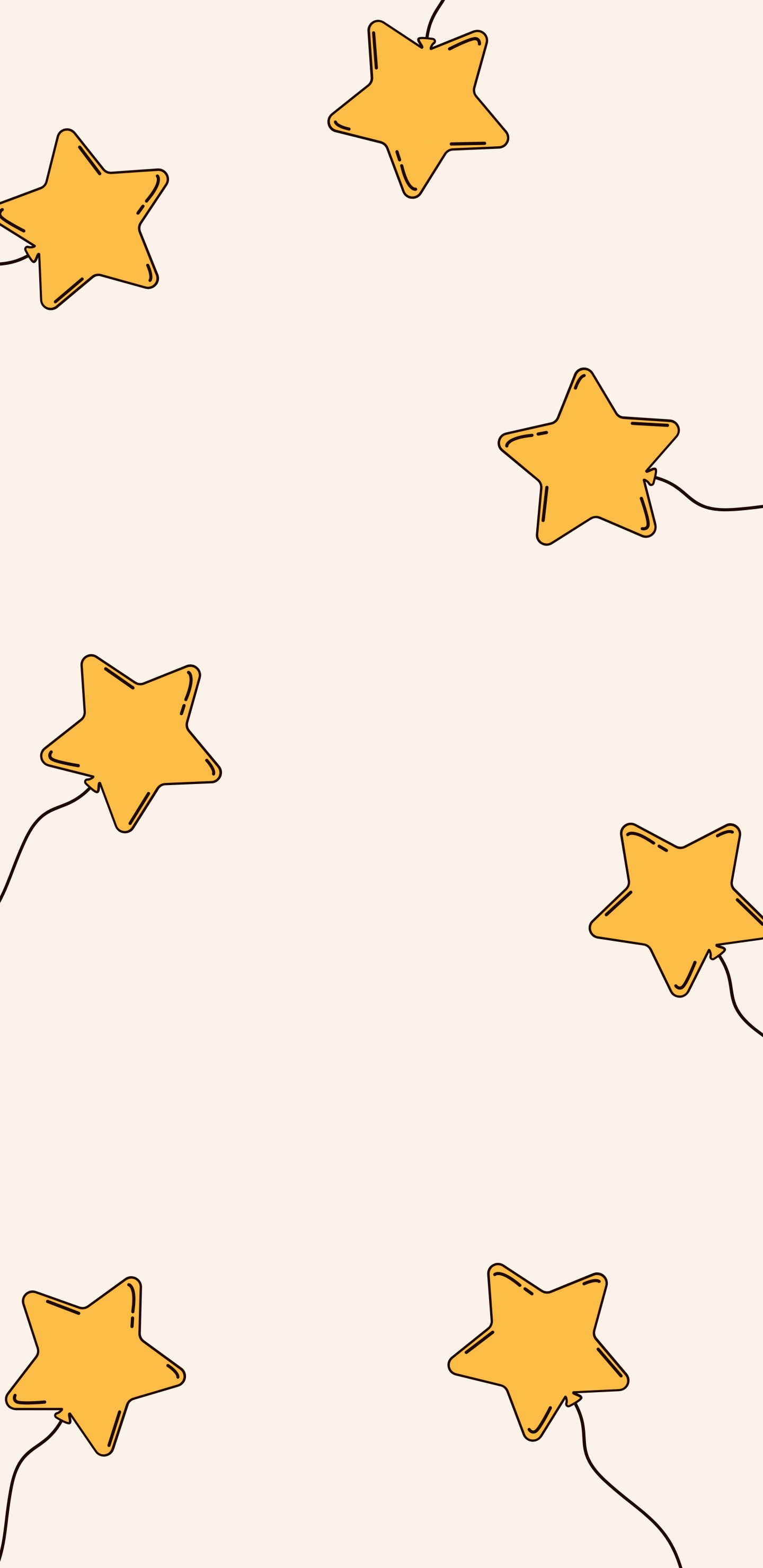Yellow, Leaf, Star, Plane, Pattern M. Wallpaper in 1440x2960 Resolution