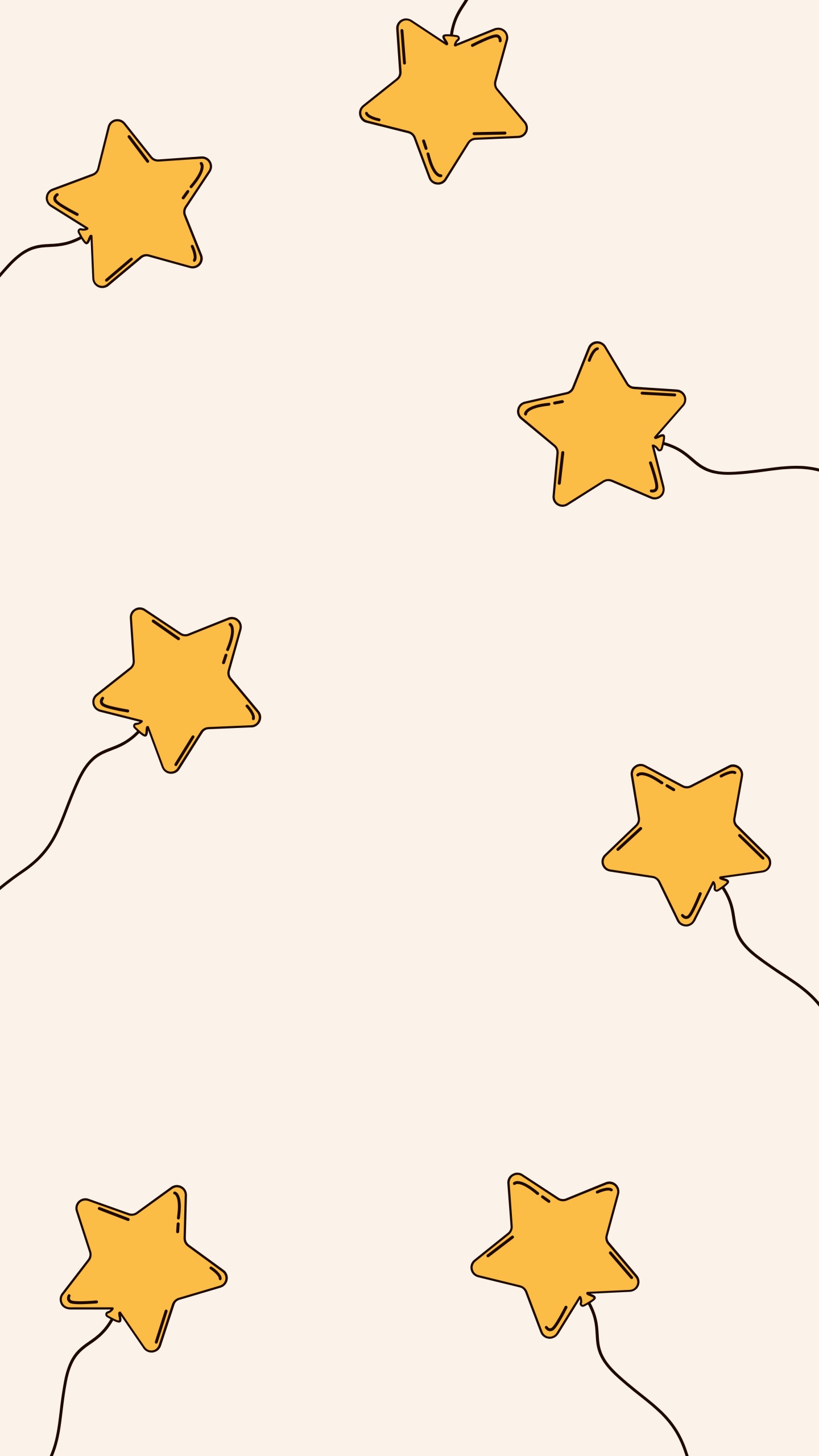 黄色的, 明星, 飞机, 剪贴画的 壁纸 1440x2560 允许