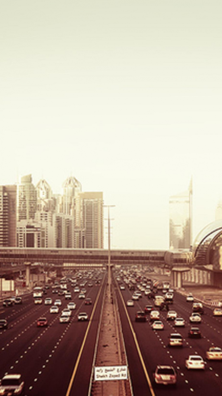 Cars on Road in City During Daytime. Wallpaper in 750x1334 Resolution