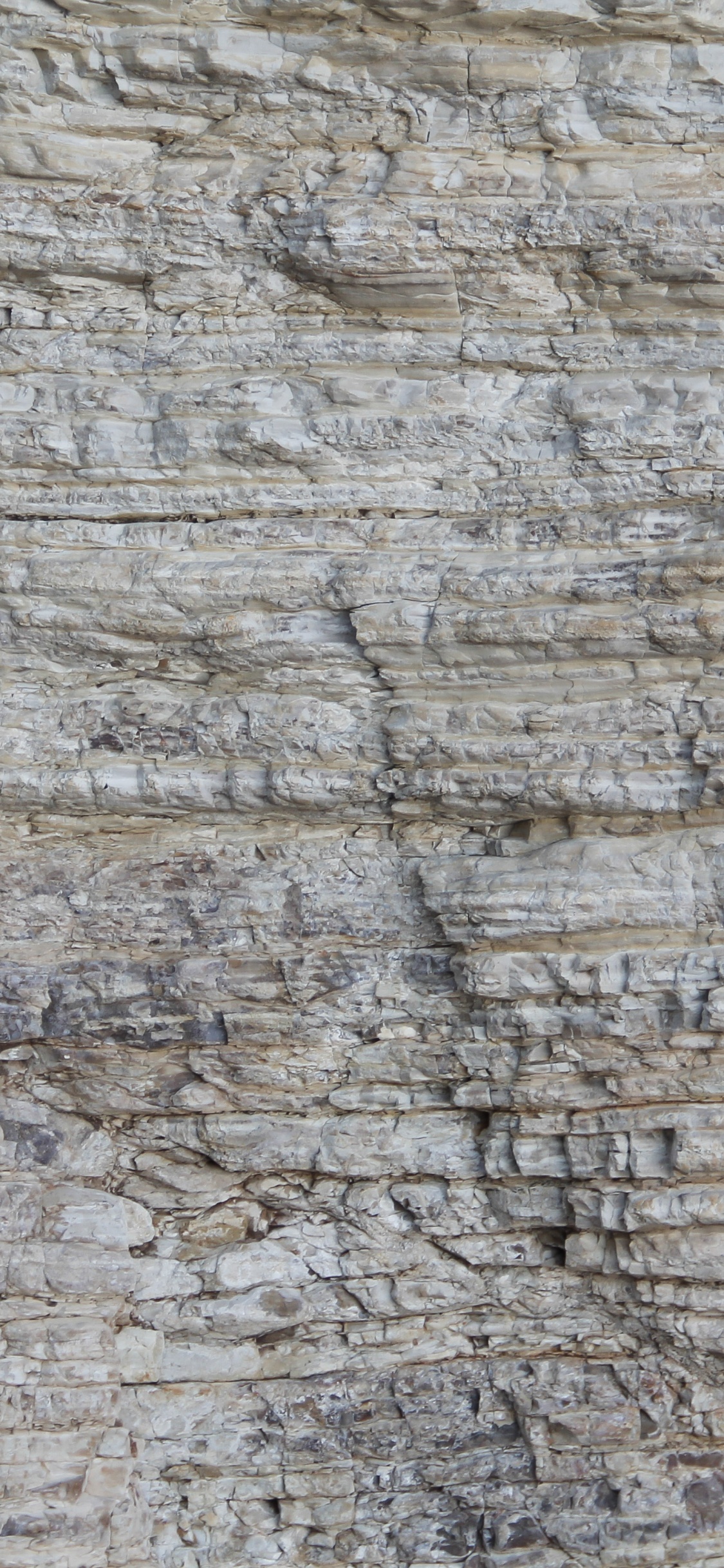 Braune Und Graue Felsformation. Wallpaper in 1125x2436 Resolution