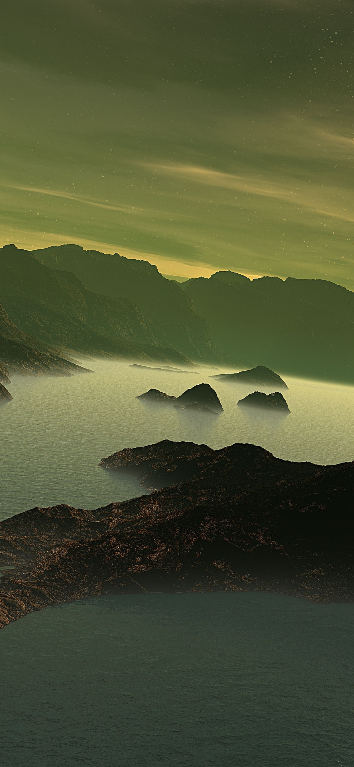 Body of Water Near Mountain During Daytime. Wallpaper in 1242x2688 Resolution