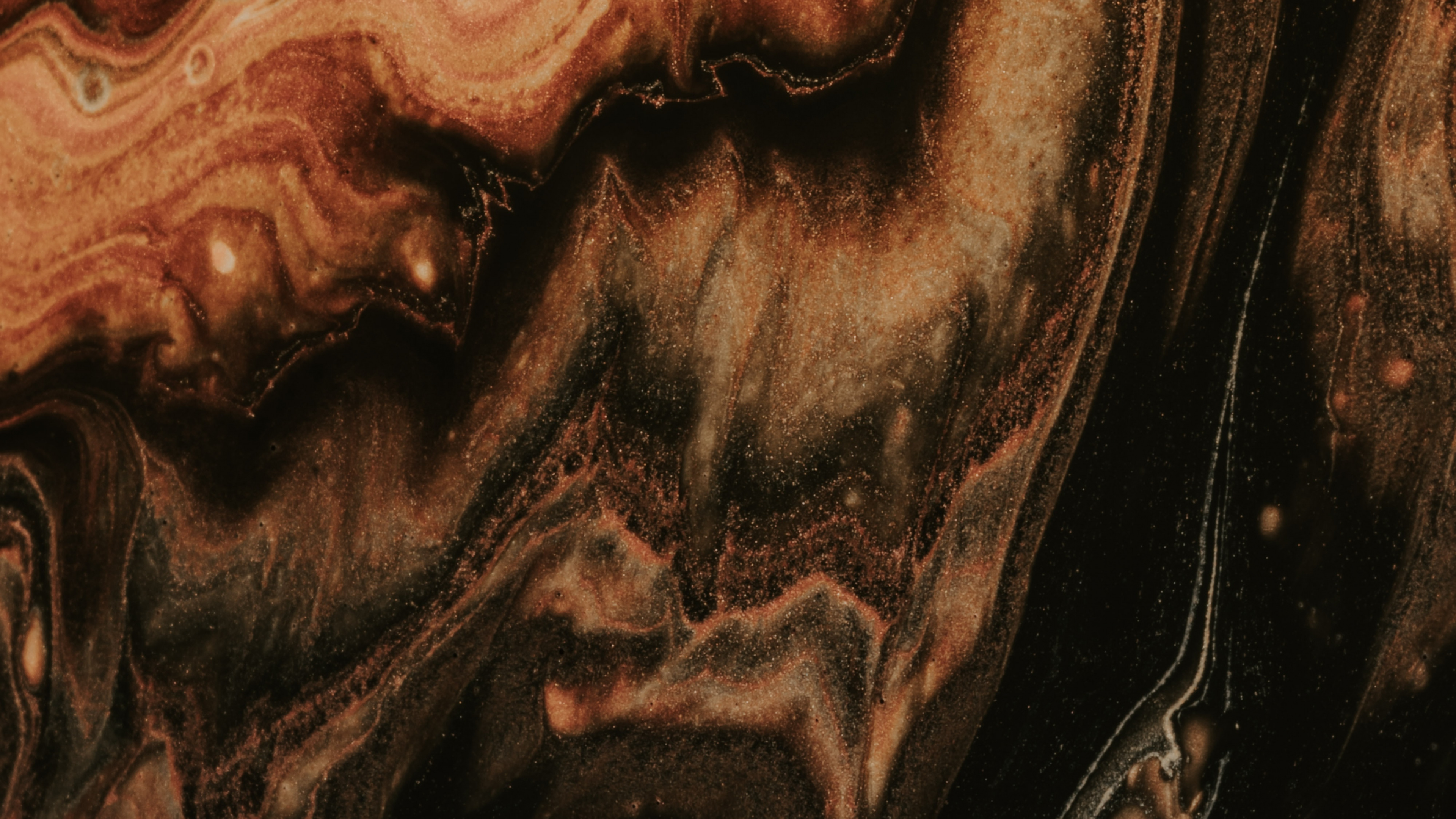 Schwarz-rot-weiße Abstrakte Malerei. Wallpaper in 3840x2160 Resolution