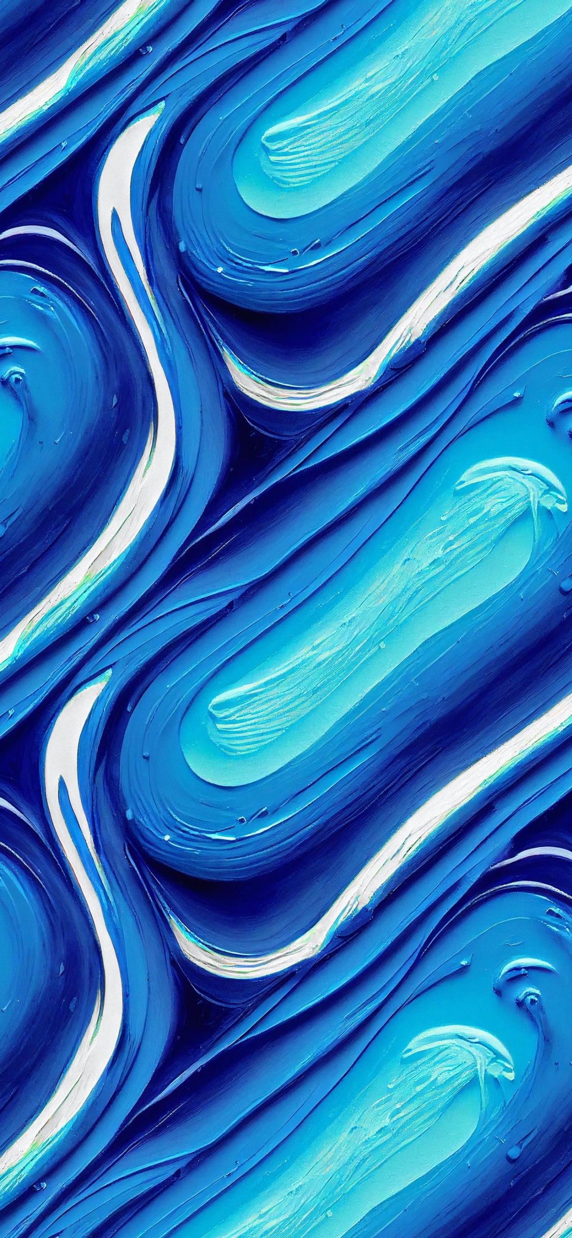 艺术, 抽象艺术, 液体, Azure, 流体 壁纸 1125x2436 允许