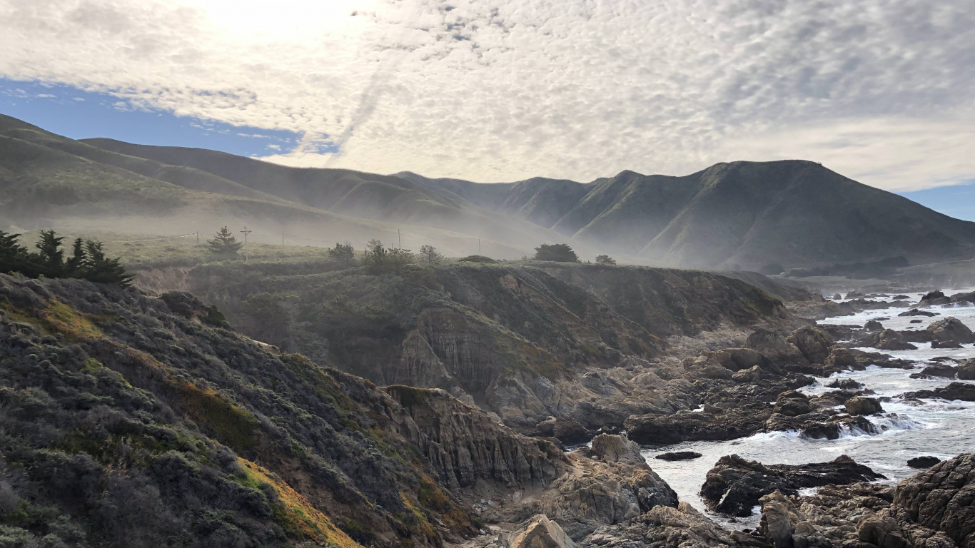 高地, 自然保护区, 荒野, 洛杉矶, 山站 壁纸 1366x768 允许