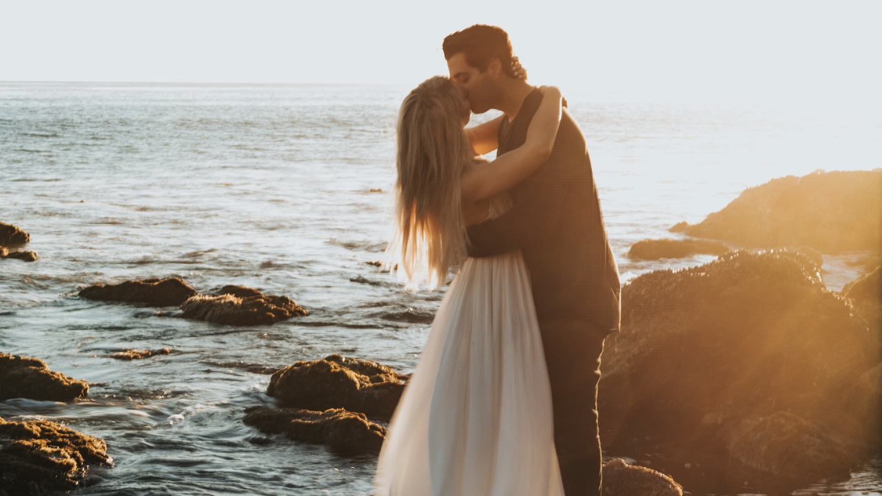 Boda, Compromiso, Agua, Mar, Belleza. Wallpaper in 1280x720 Resolution