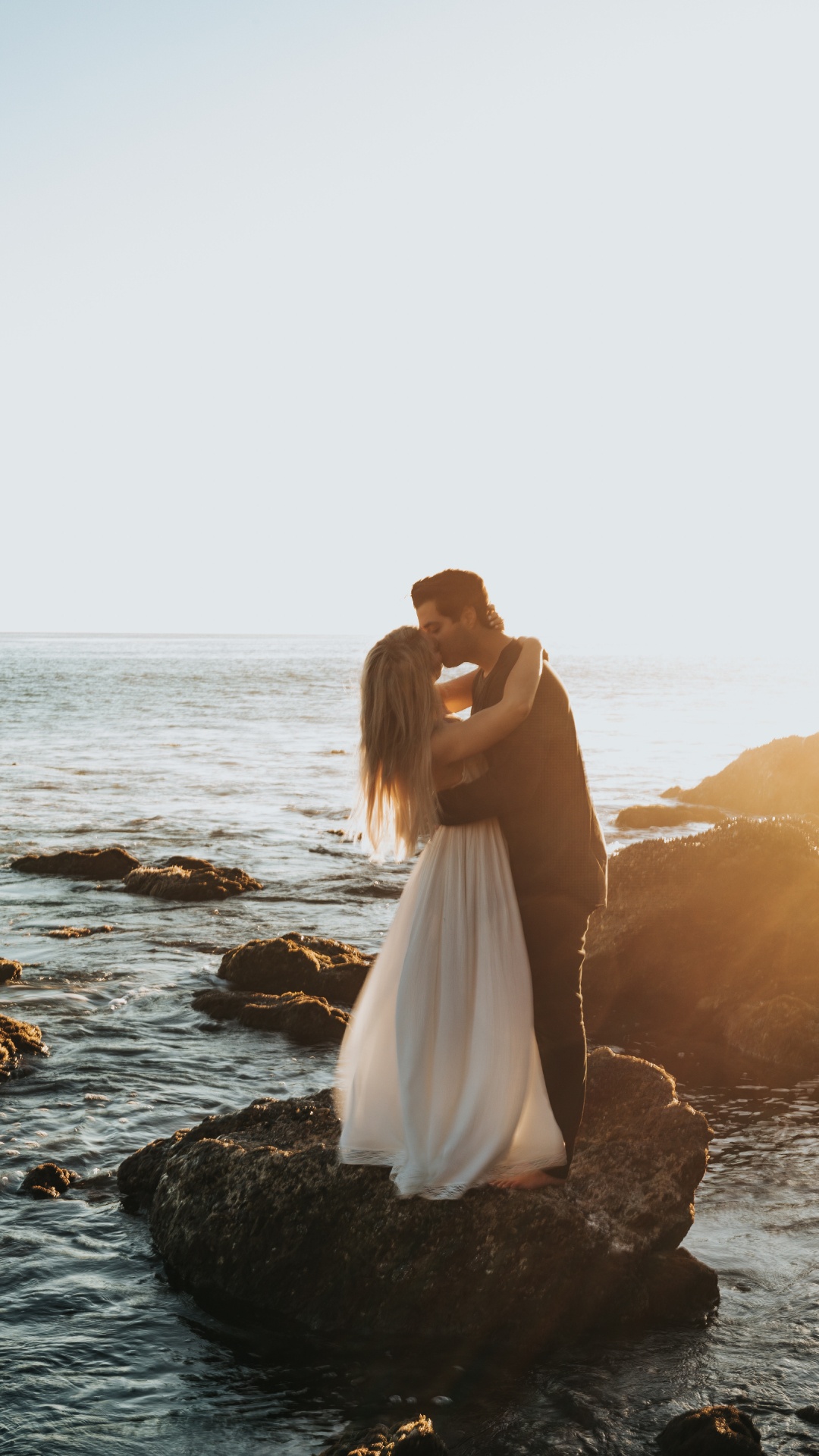 Wedding, Engagement, Water, Sea, Beauty. Wallpaper in 1080x1920 Resolution