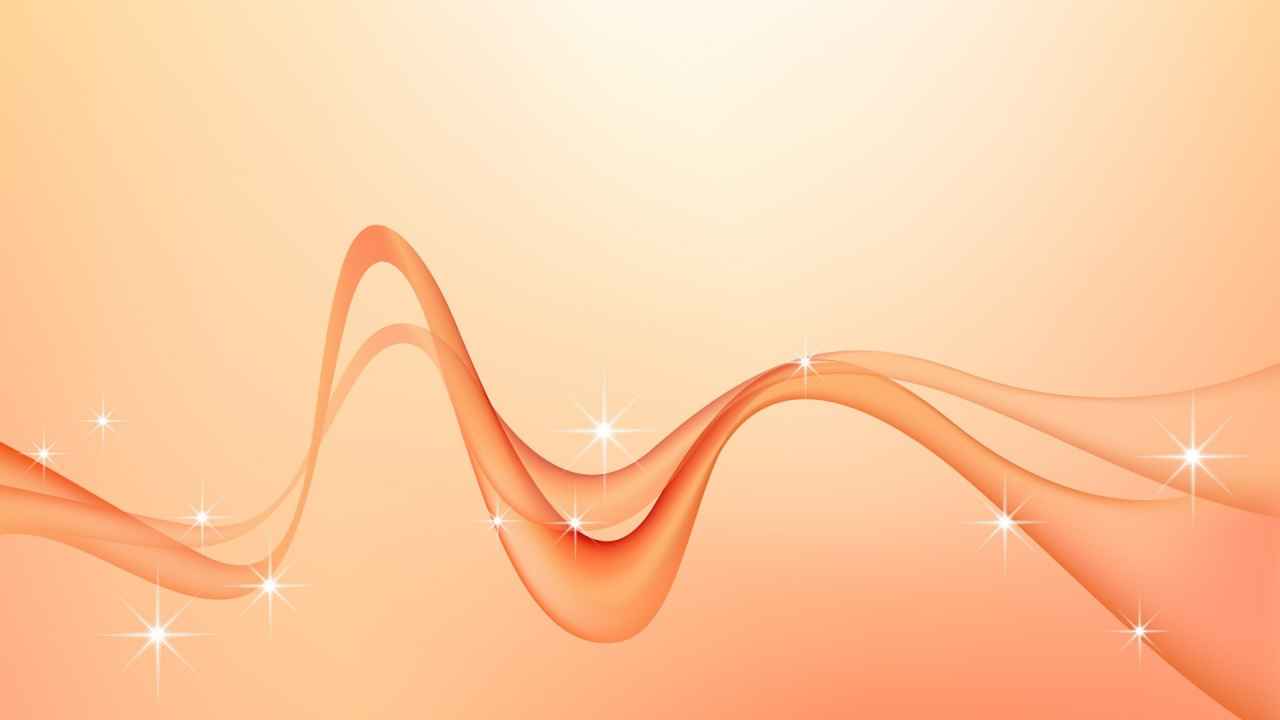 Orange and White Light Digital Wallpaper. Wallpaper in 1280x720 Resolution