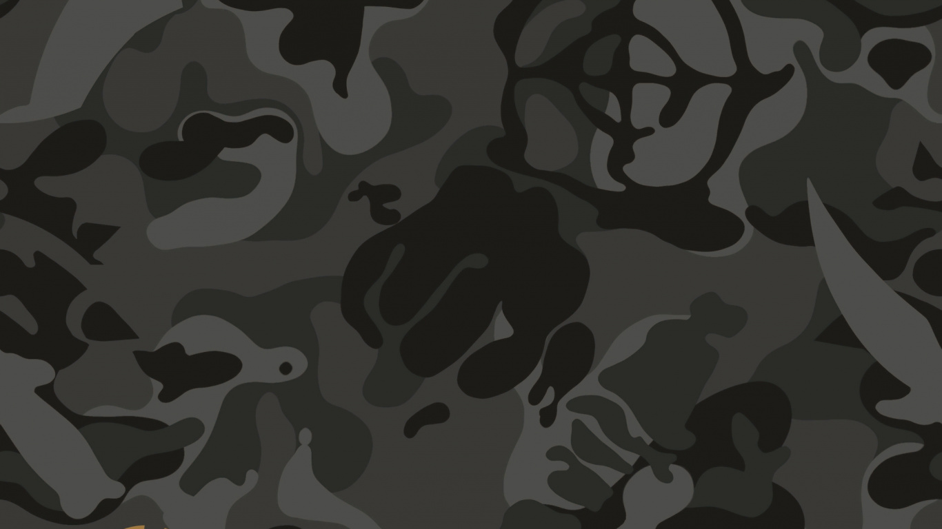 Illustration Étoile Jaune et Noire. Wallpaper in 1366x768 Resolution