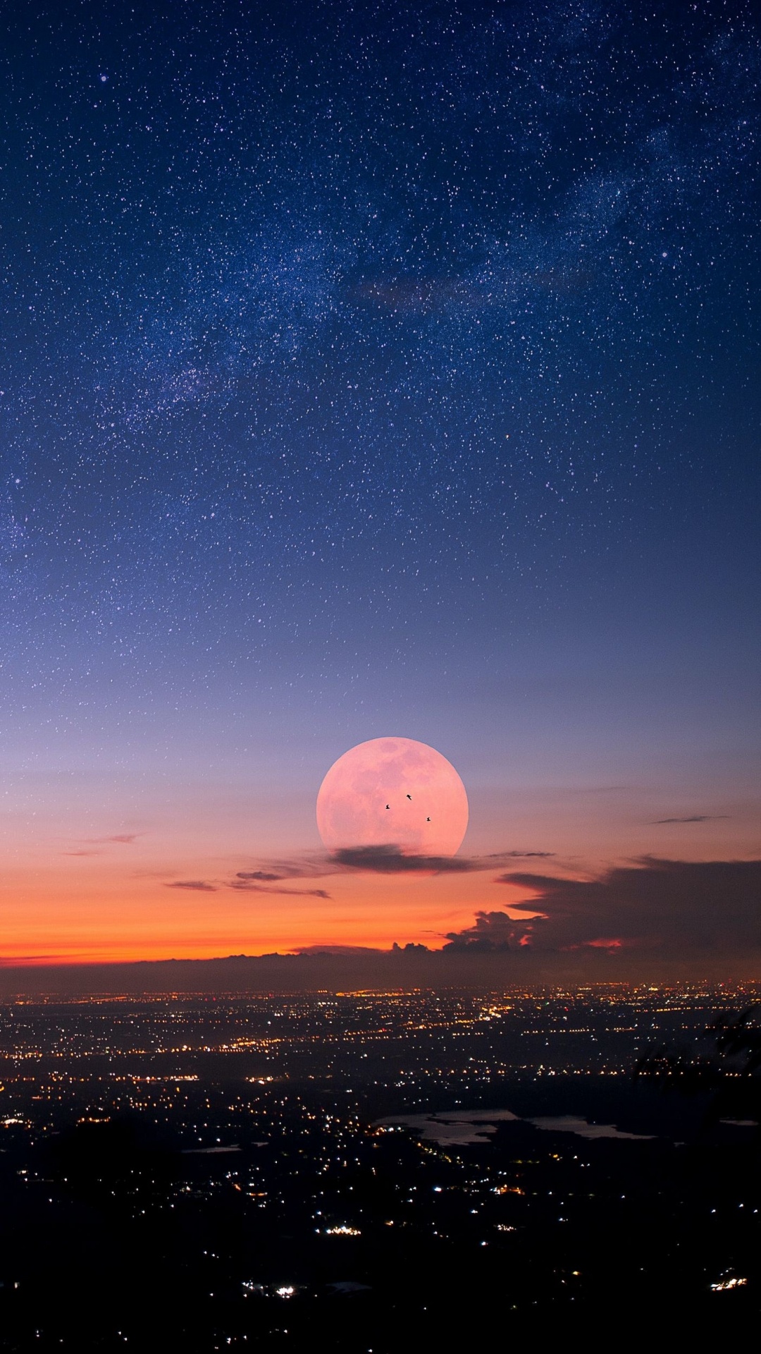 Terre, Atmosphère, Espace Extérieur, L'astronomie, Afterglow. Wallpaper in 1080x1920 Resolution