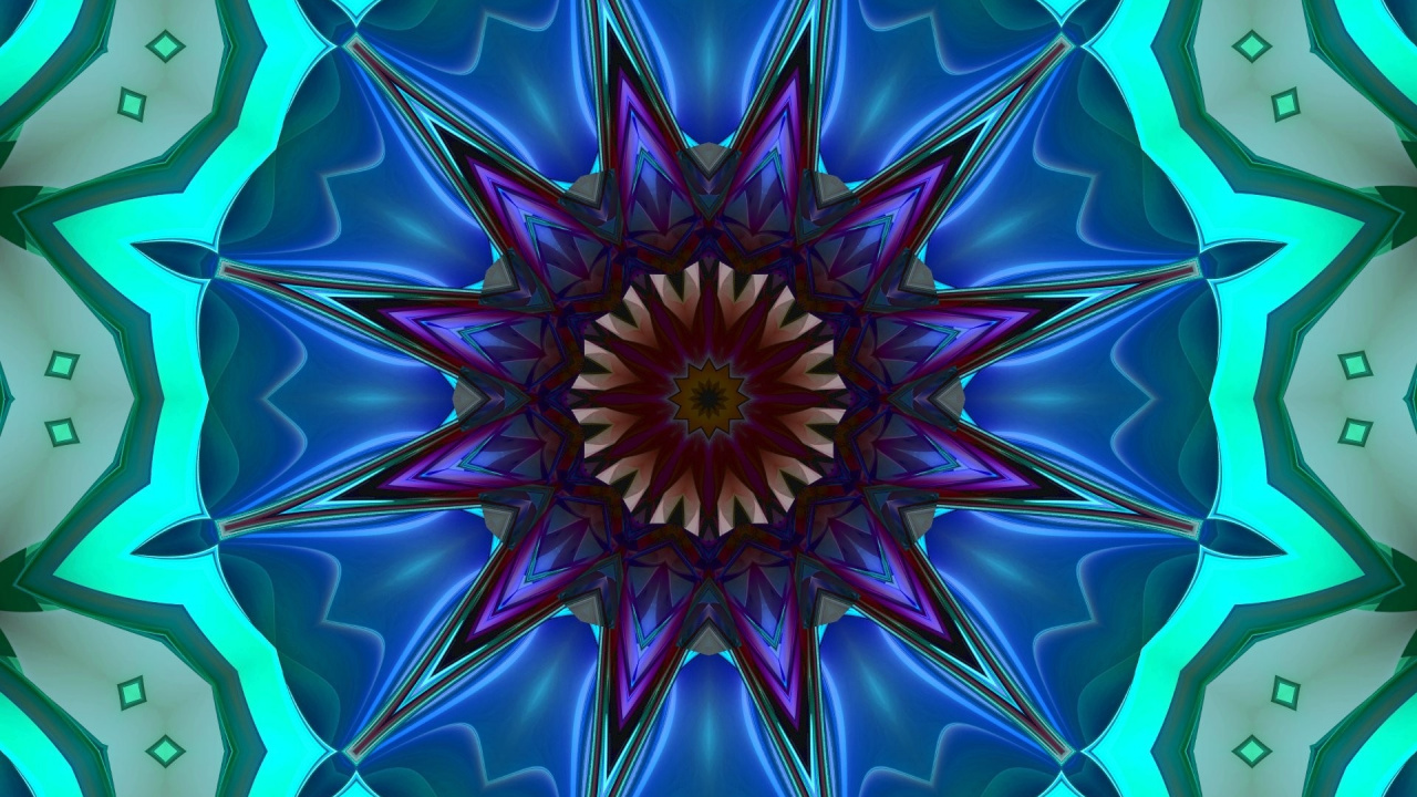 Red Yellow and Green Abstract Painting. Wallpaper in 1280x720 Resolution