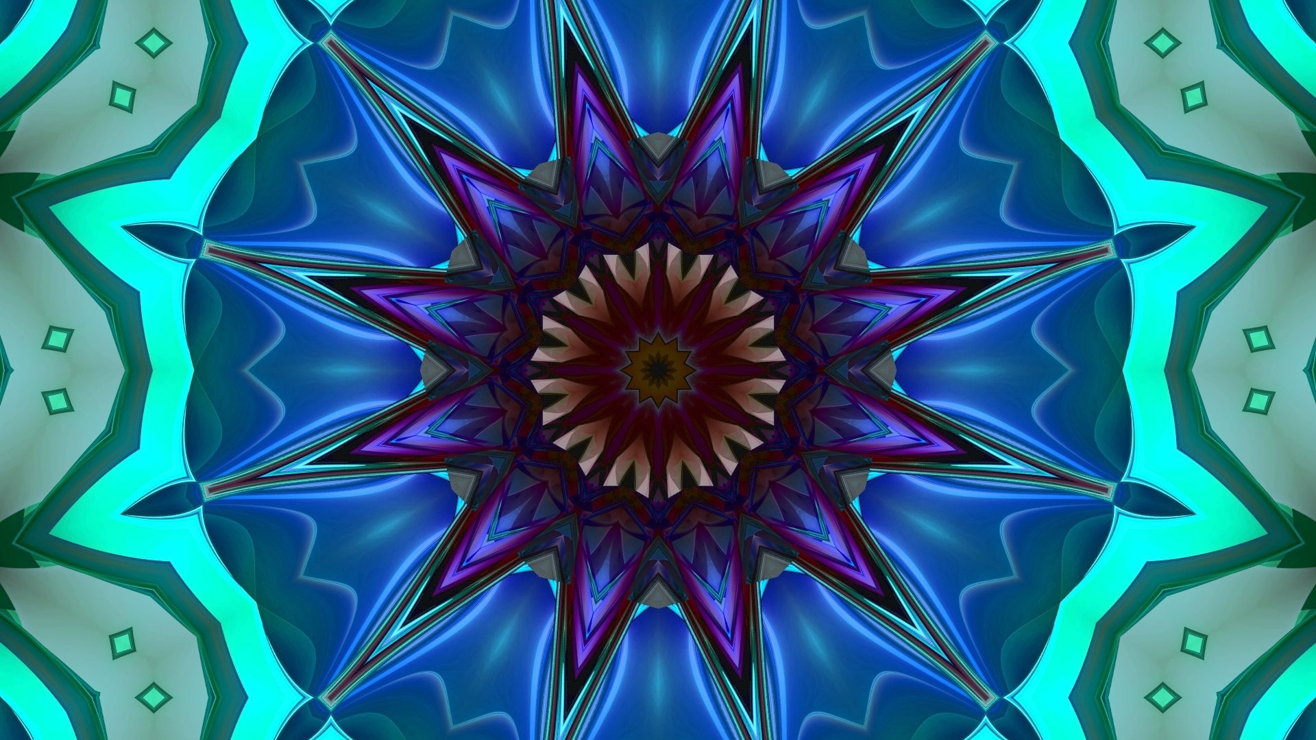 Red Yellow and Green Abstract Painting. Wallpaper in 1920x1080 Resolution