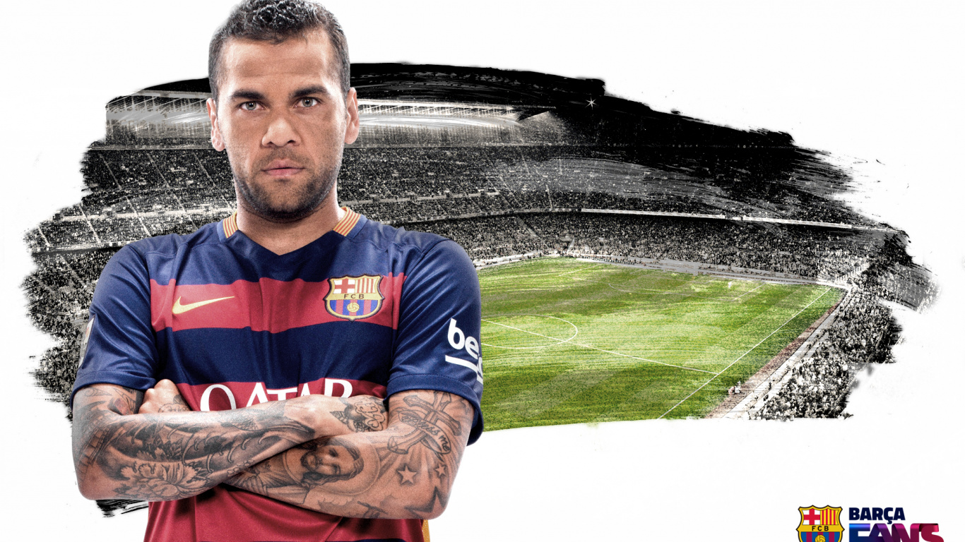 Mann im Blau-roten Adidas Trikot Mit Fisch. Wallpaper in 1366x768 Resolution