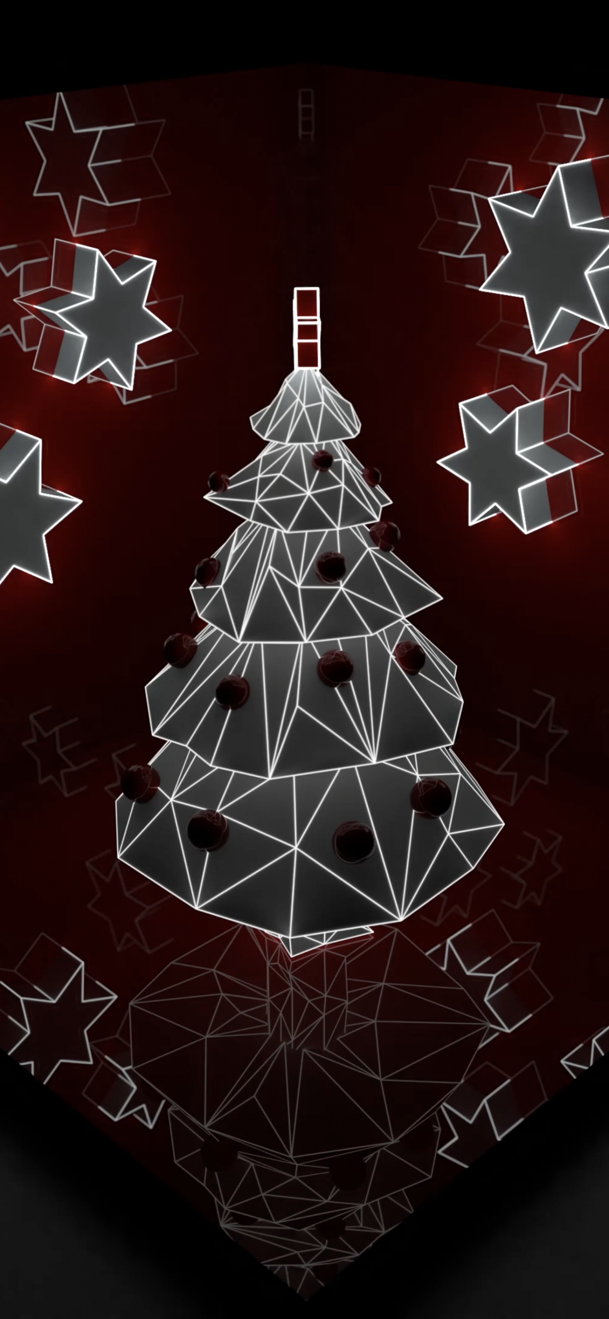 Verzierung, Christmas Ornament, Weihnachtsdekoration, Dreieck, Farbtöne Und Schattierungen. Wallpaper in 1242x2688 Resolution