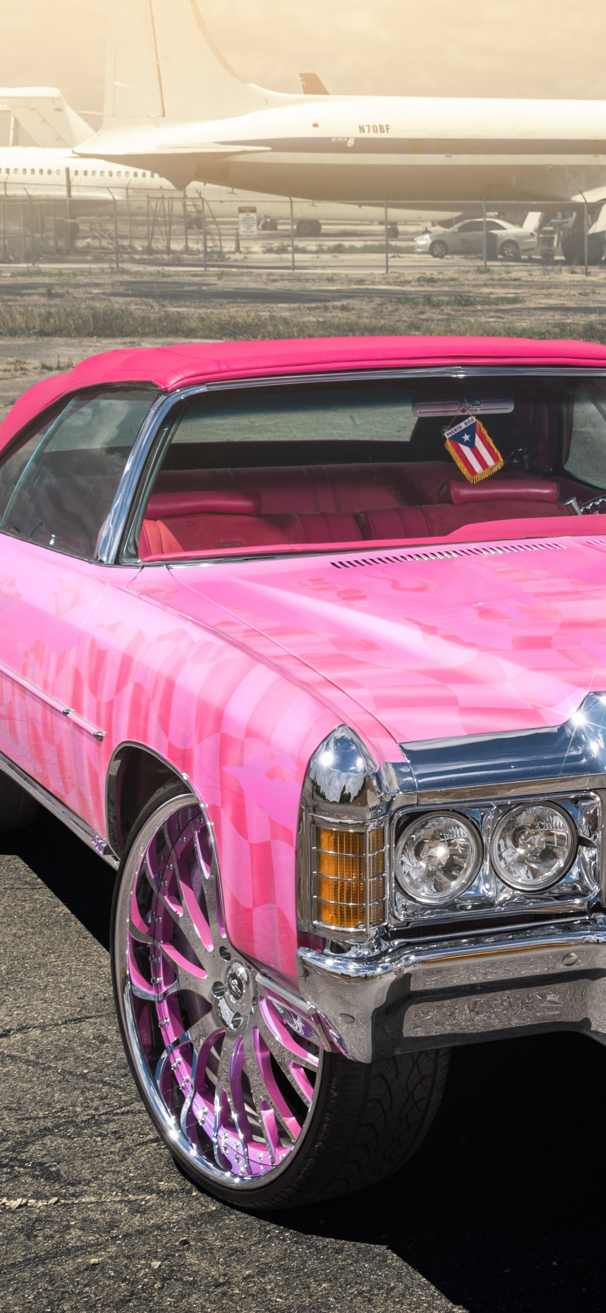 Car, Oldtimer, Chevrolet Impala, Lamborghini Ohne FKP 37, Rad. Wallpaper in 1242x2688 Resolution