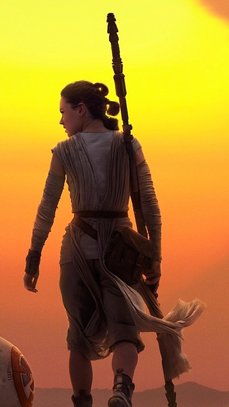 Rey, Star Wars, États-unis Records au Box-office, Han Solo, Ciel. Wallpaper in 750x1334 Resolution