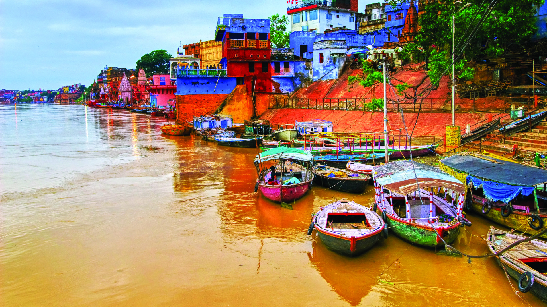 Boats on Water Near Houses During Daytime. Wallpaper in 1920x1080 Resolution