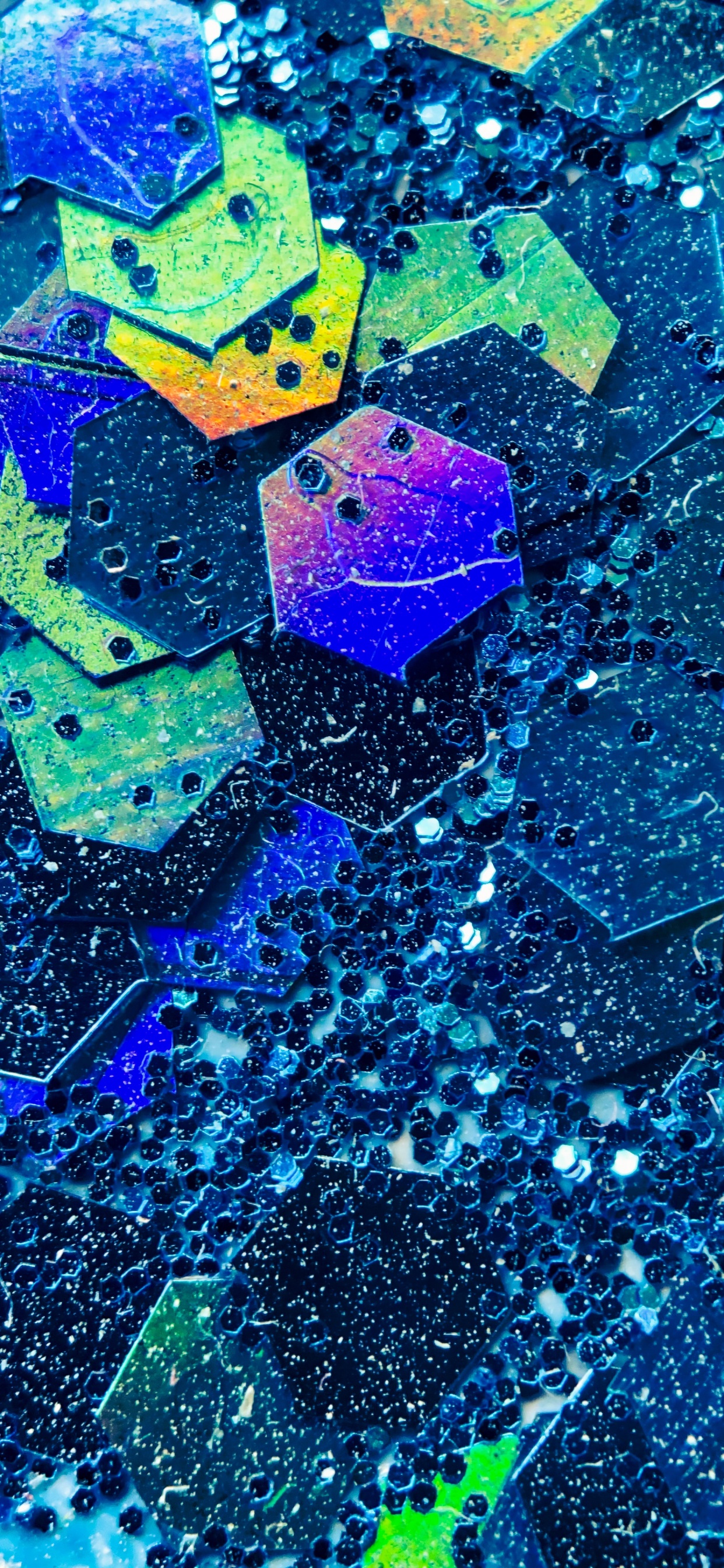 Hexágono, Azul, Azure, Morado, Líquido. Wallpaper in 1242x2688 Resolution