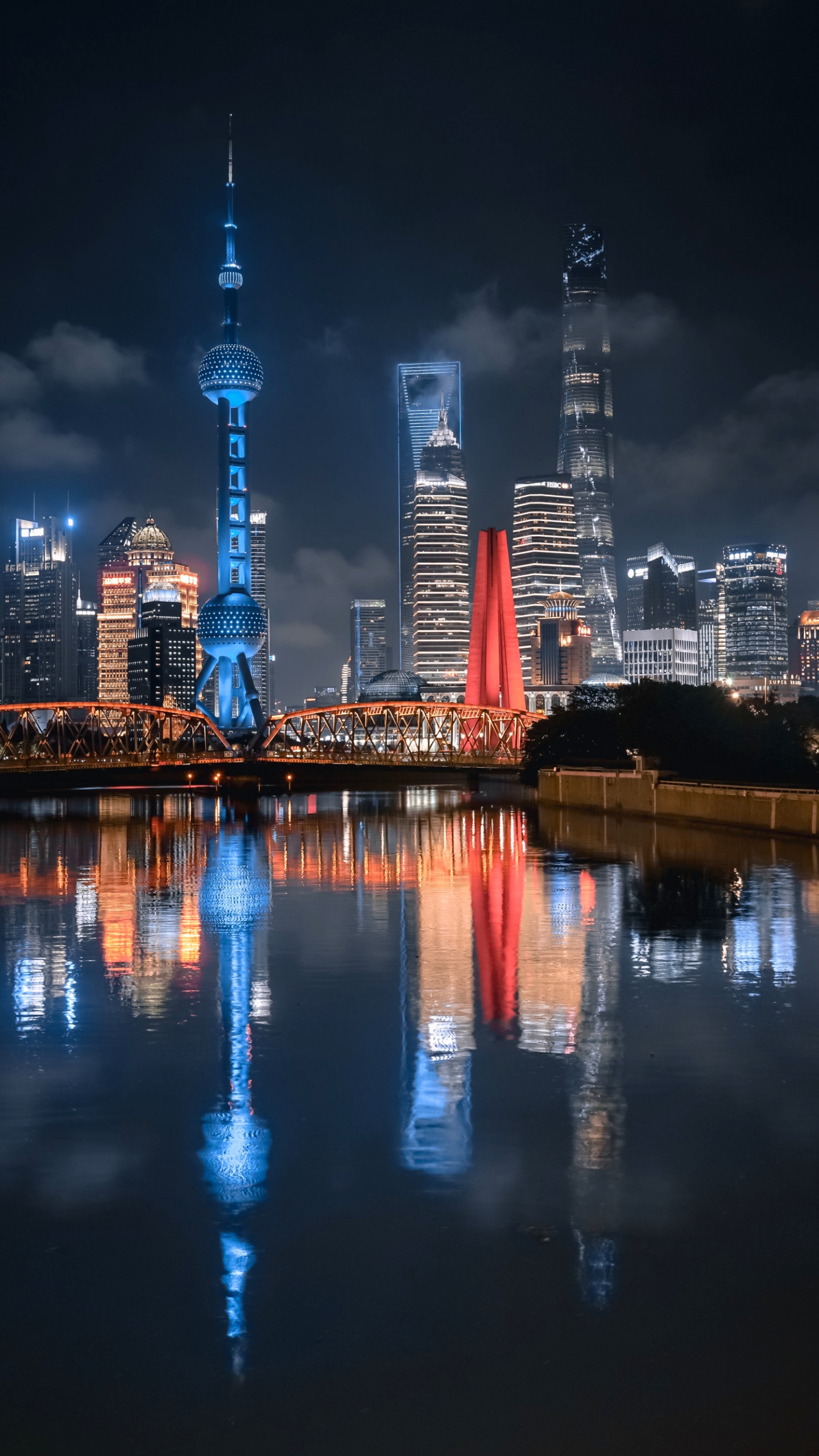 Skyscraper, Building, Cloud, Tower, Electricity. Wallpaper in 1440x2560 Resolution