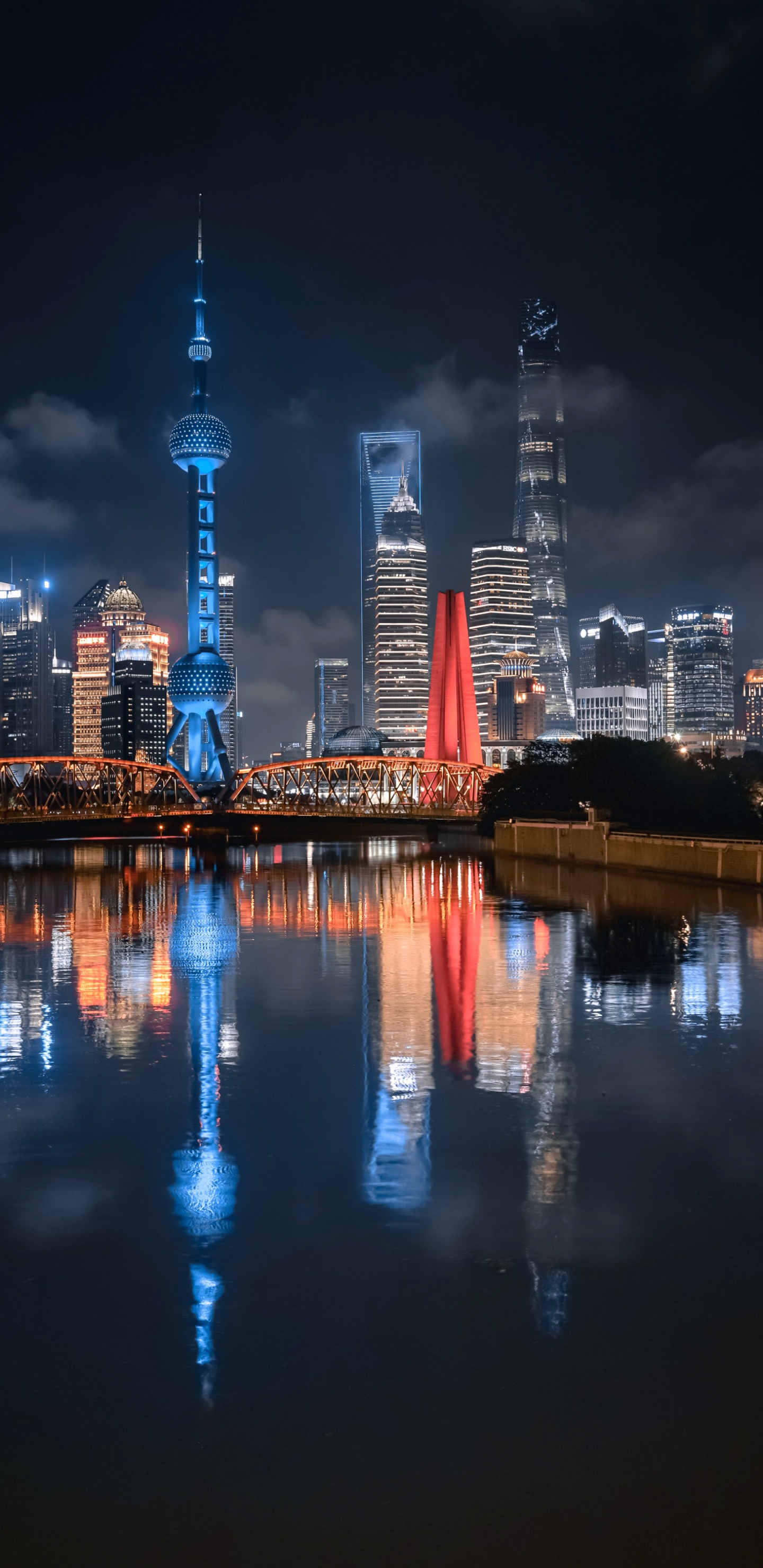 Skyscraper, Building, Cloud, Tower, Electricity. Wallpaper in 1440x2960 Resolution