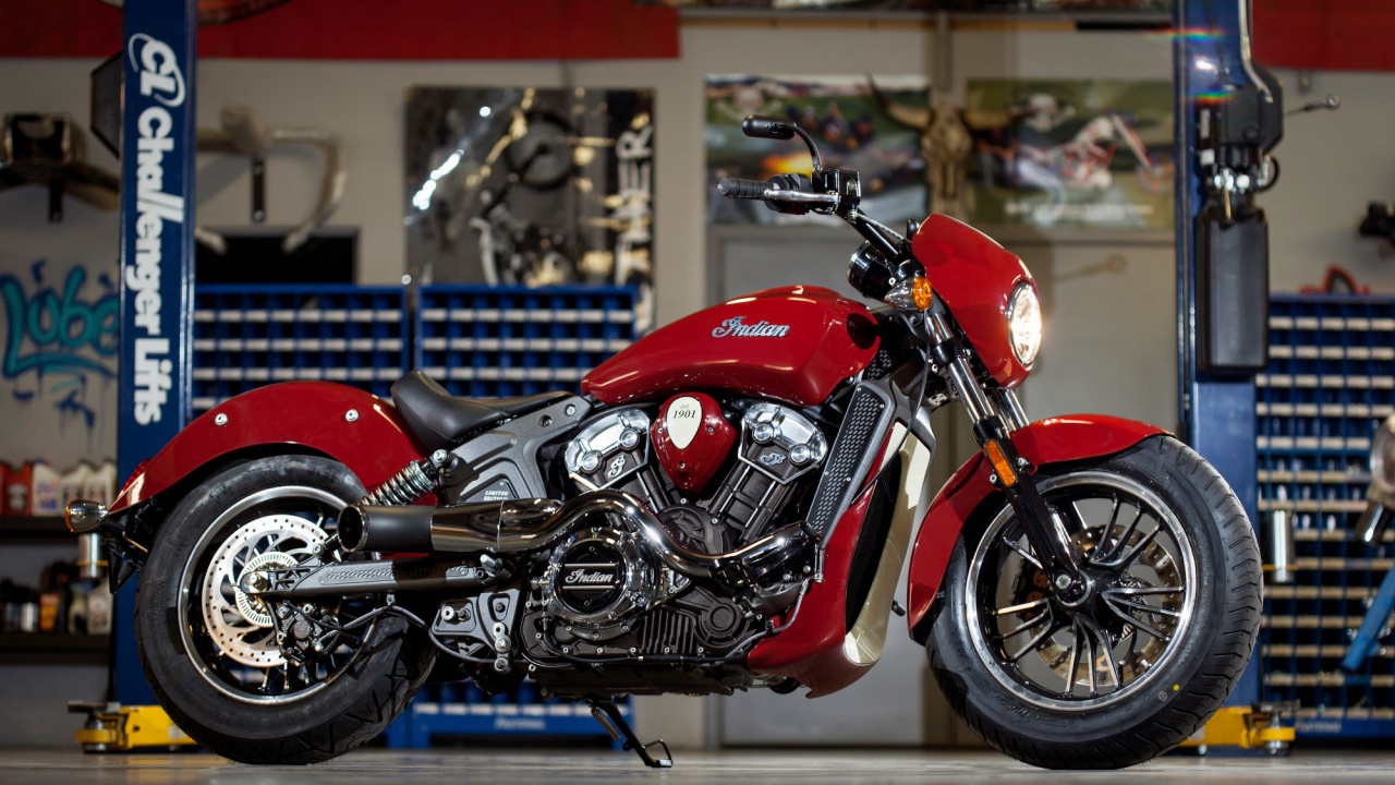 Rotes Und Schwarzes Sportrad. Wallpaper in 1280x720 Resolution