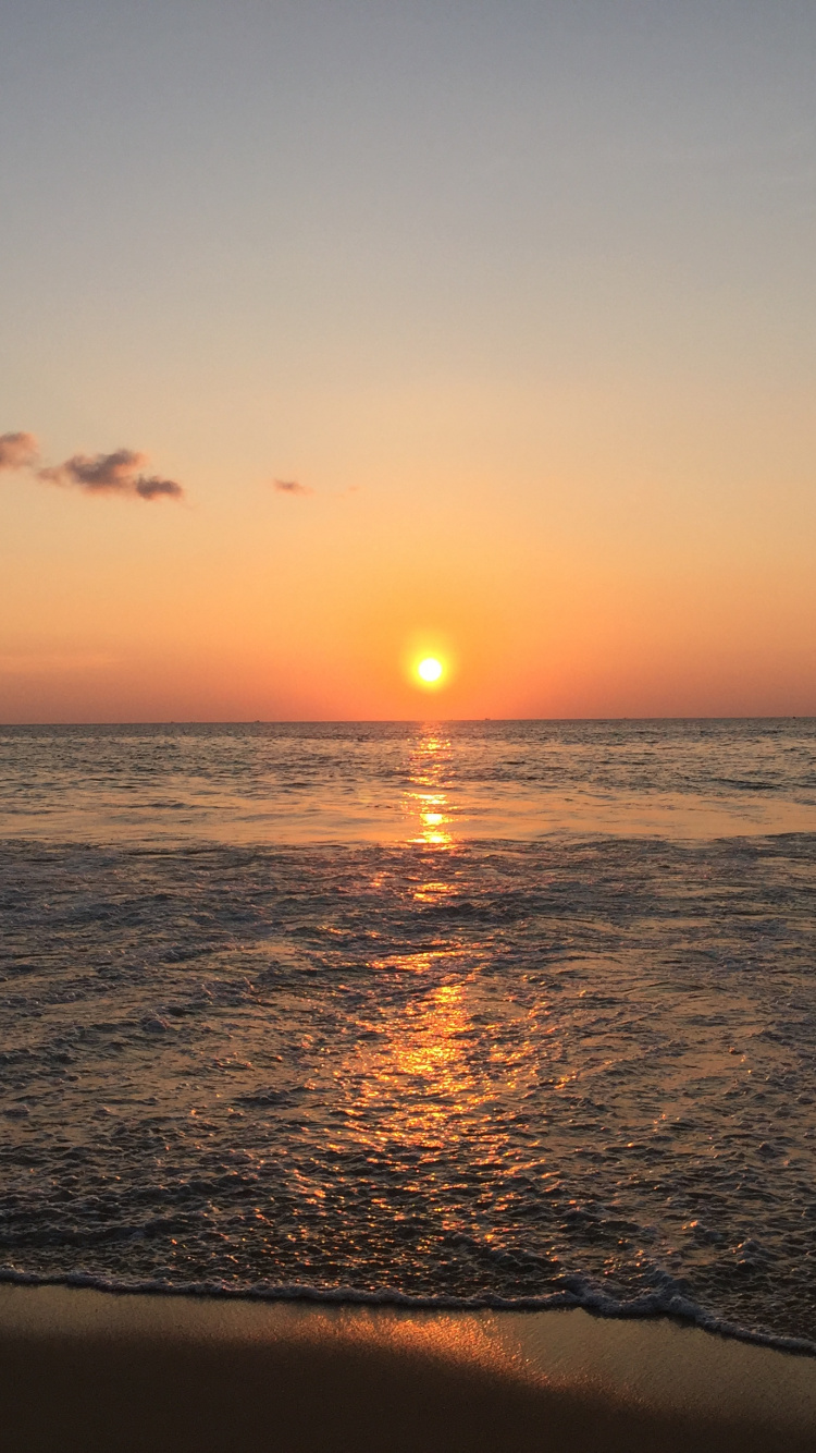 Hatteras Island, Pacific Ocean, Beach, Sea, Ocean. Wallpaper in 750x1334 Resolution