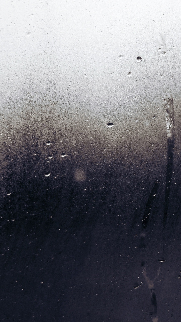 Gouttes D'eau Sur Panneau de Verre. Wallpaper in 720x1280 Resolution