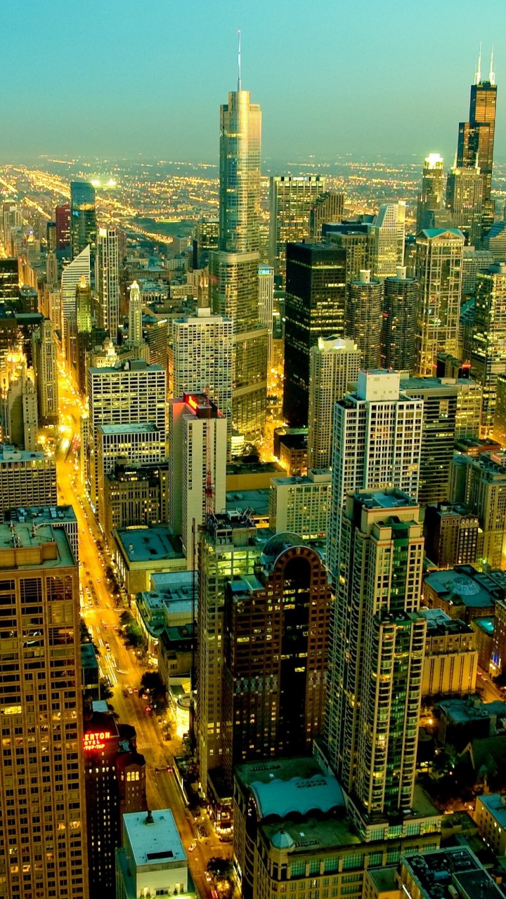 Aerial View of City Buildings During Daytime. Wallpaper in 720x1280 Resolution