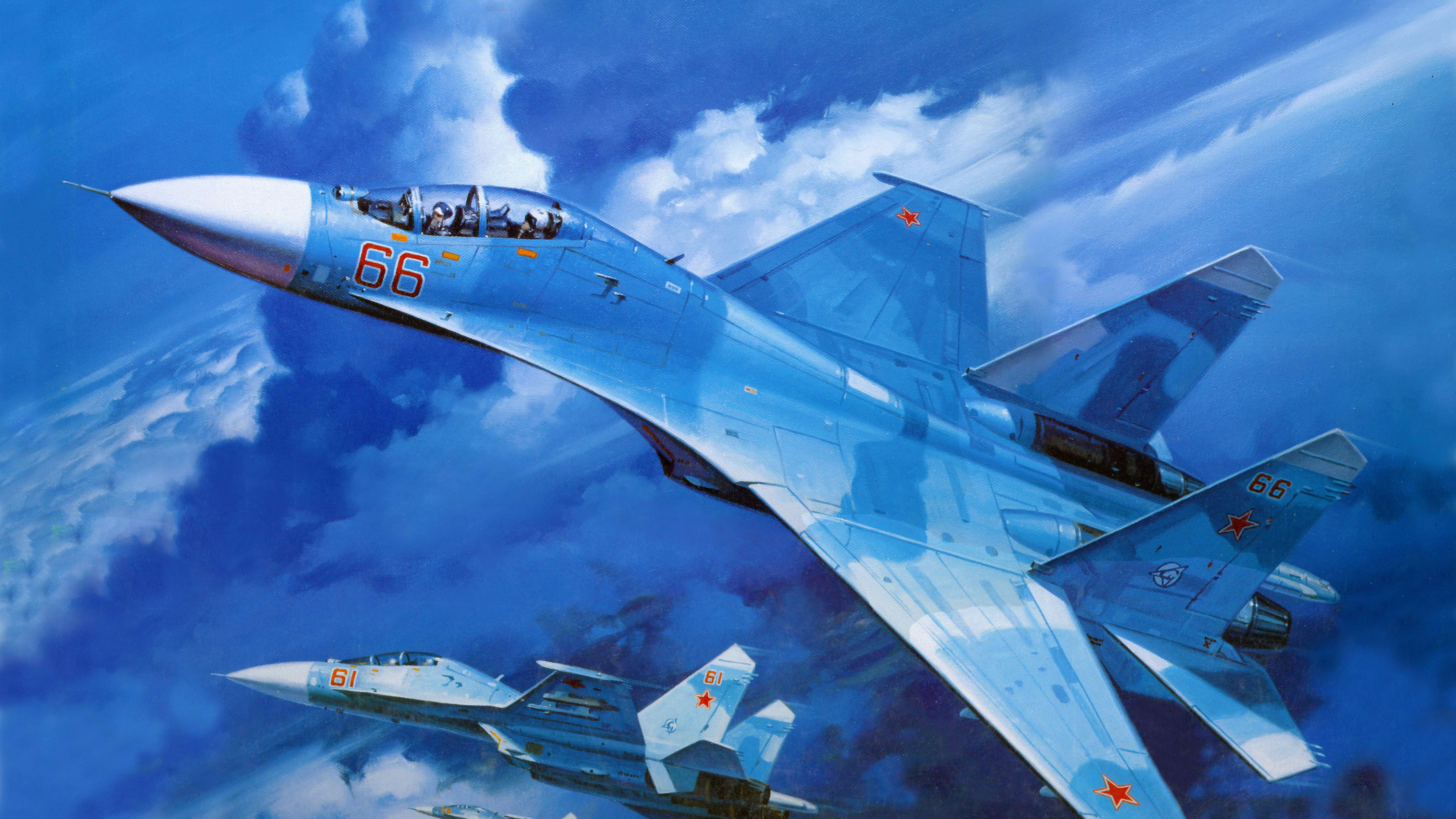 Weißes Und Blaues Düsenflugzeug Unter Blauem Himmel Tagsüber. Wallpaper in 7680x4320 Resolution