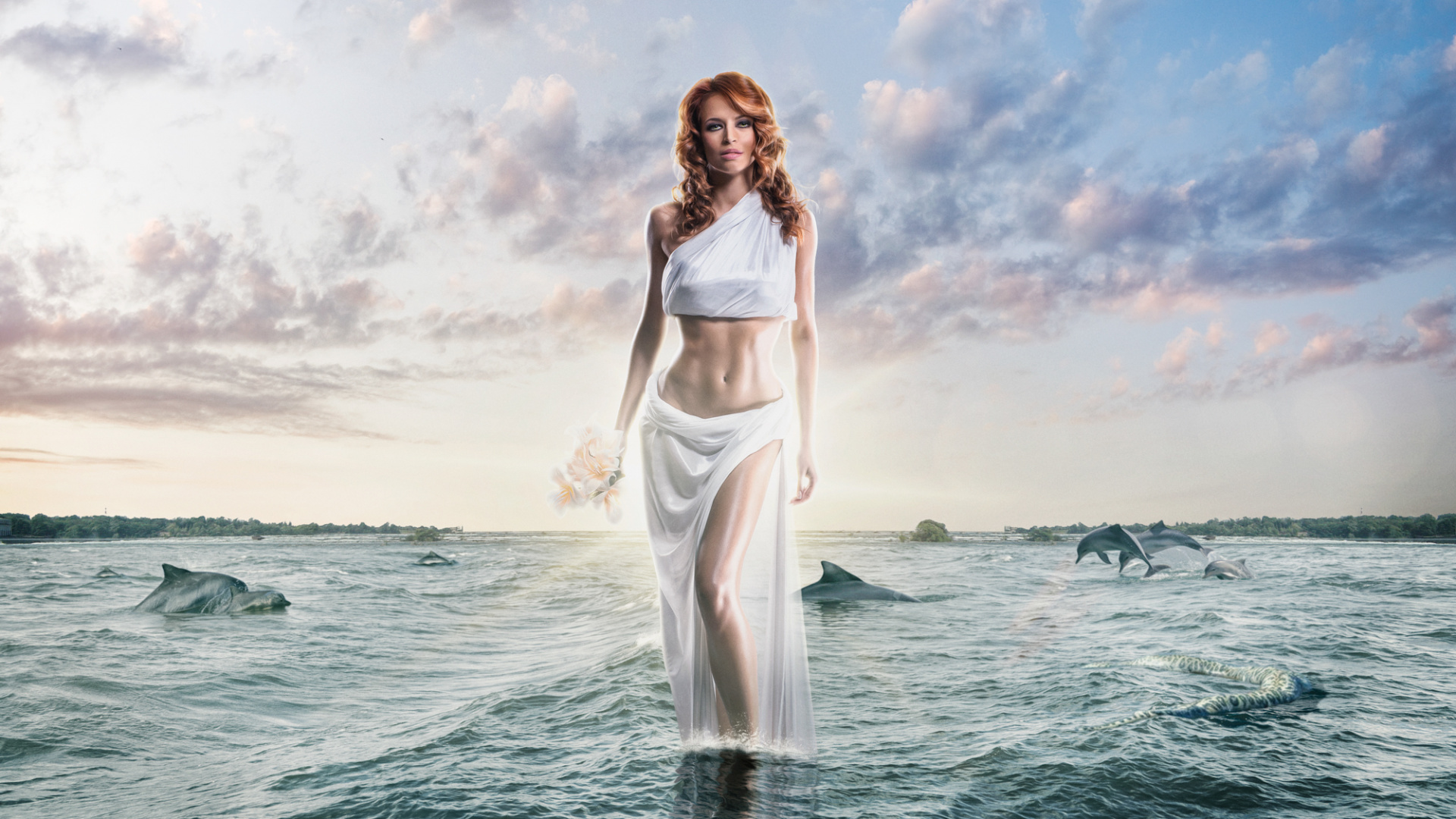 Künstler, Digitale Kunst, Kunst, Kwak Young Kwon, Meer. Wallpaper in 1920x1080 Resolution