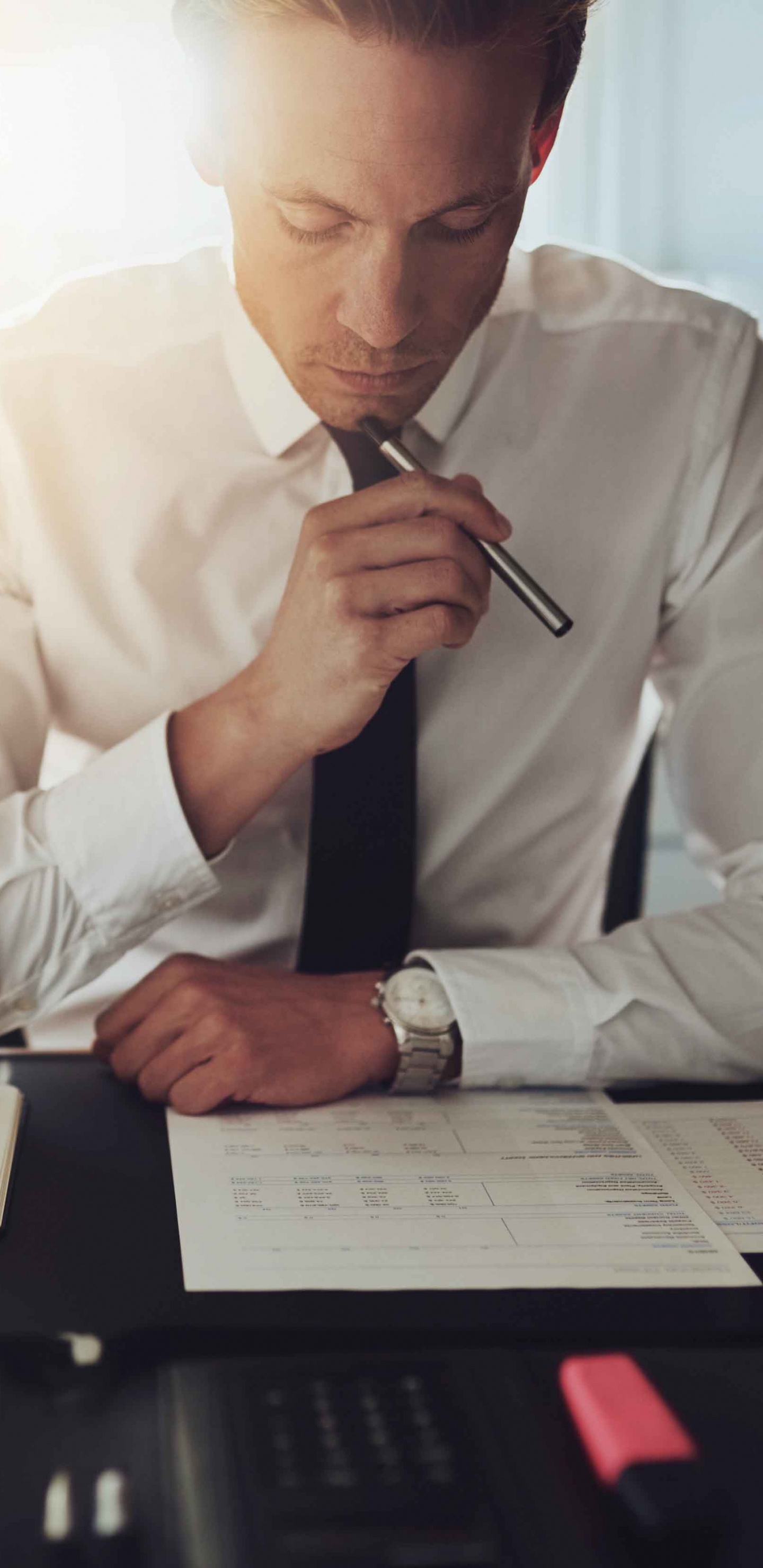 Comptabilité, Emploi, Séance, Accessoire Instrument D'écriture, Homme D'affaires. Wallpaper in 1440x2960 Resolution