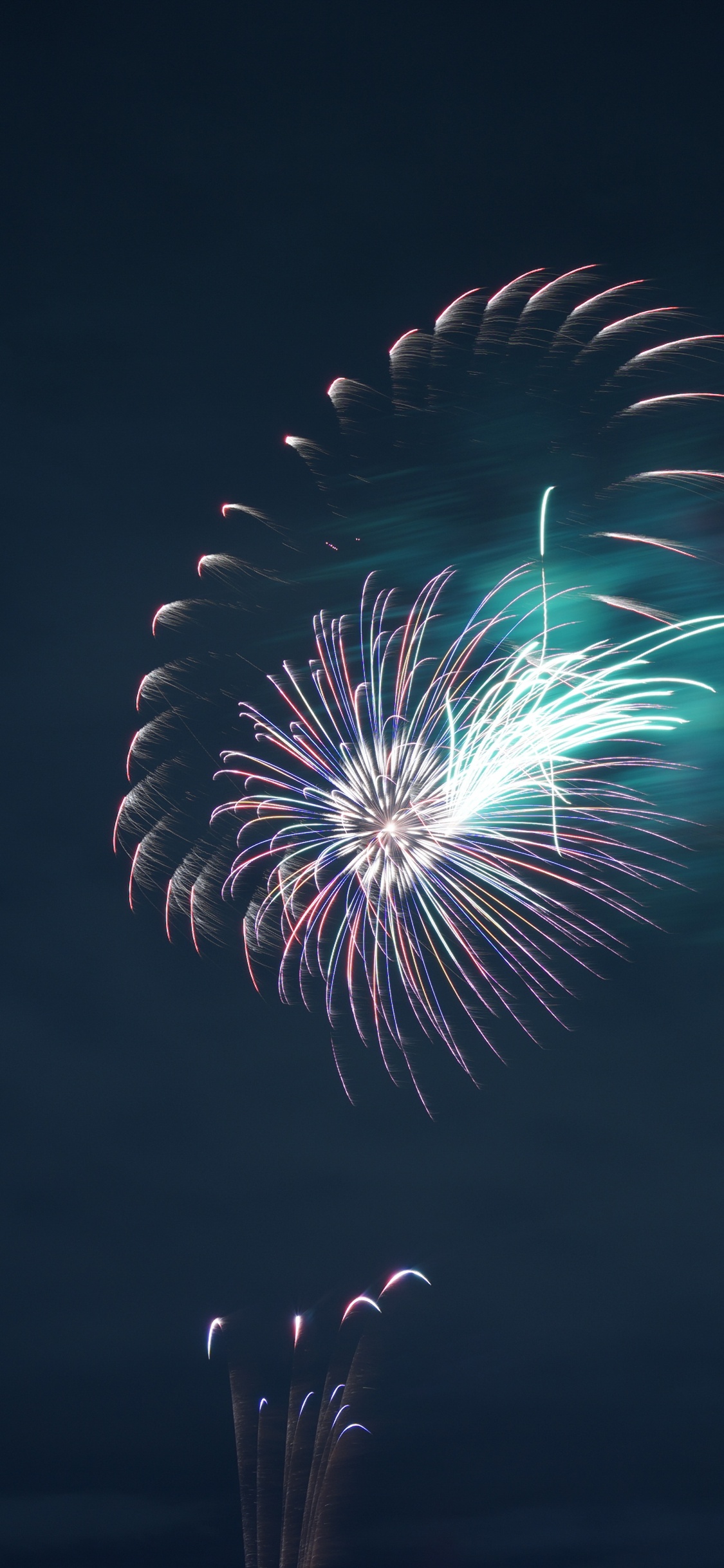 Fireworks, New Years Day, Night, Midnight, Event. Wallpaper in 1125x2436 Resolution