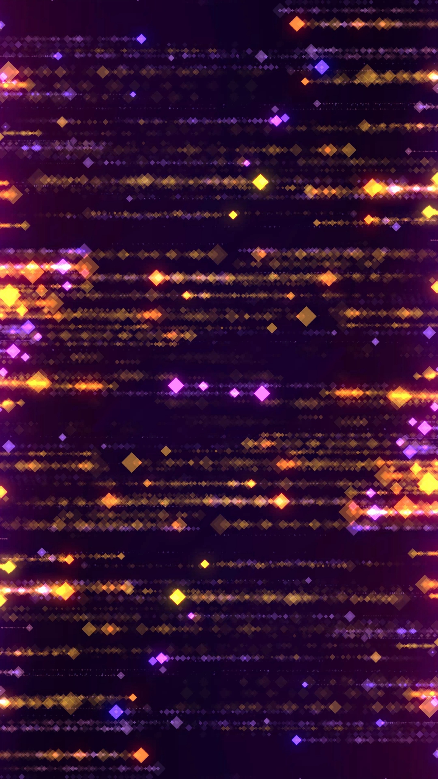 Peinture Abstraite Jaune et Noire. Wallpaper in 1440x2560 Resolution