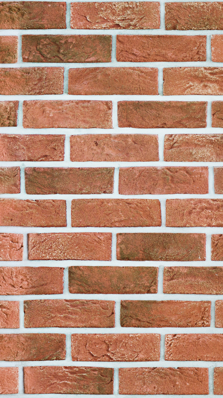 Braune Und Weiße Mauer. Wallpaper in 750x1334 Resolution