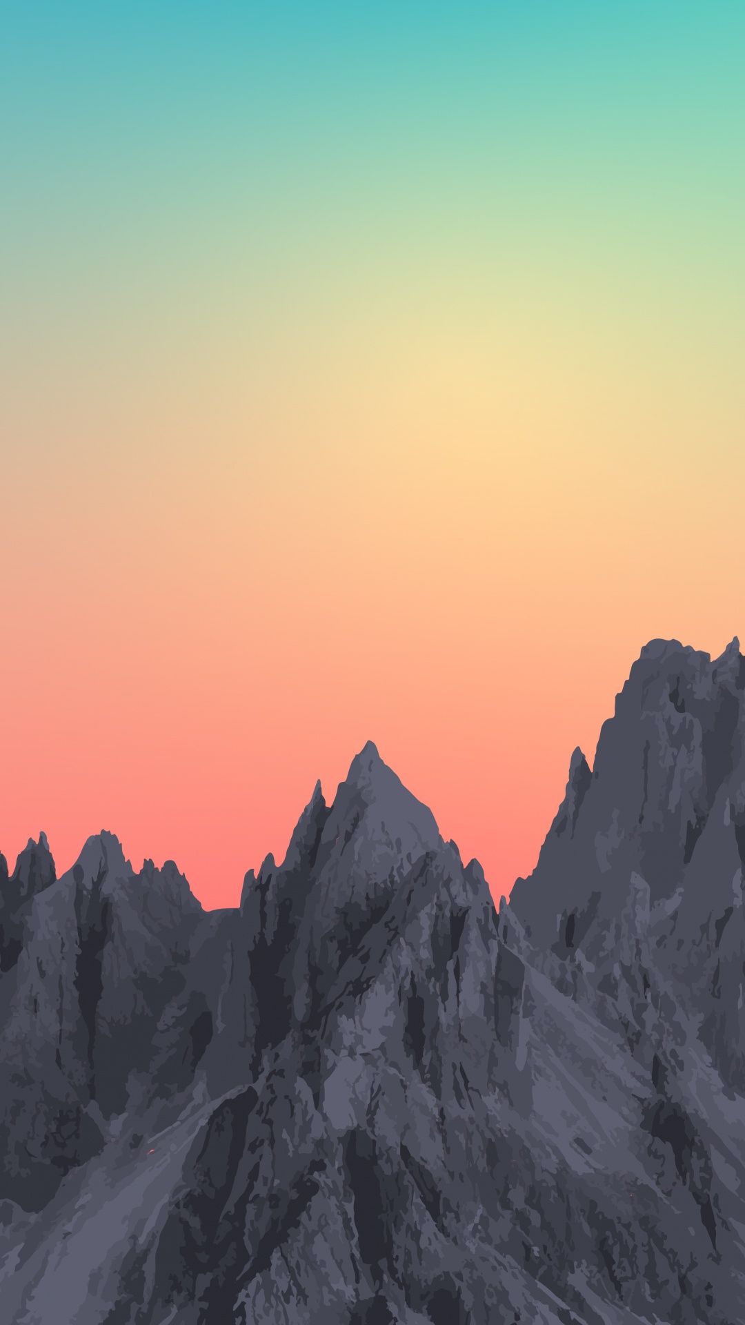 Ambiente, Montaña, Afterglow, Paisaje Natural, Atardecer. Wallpaper in 1080x1920 Resolution
