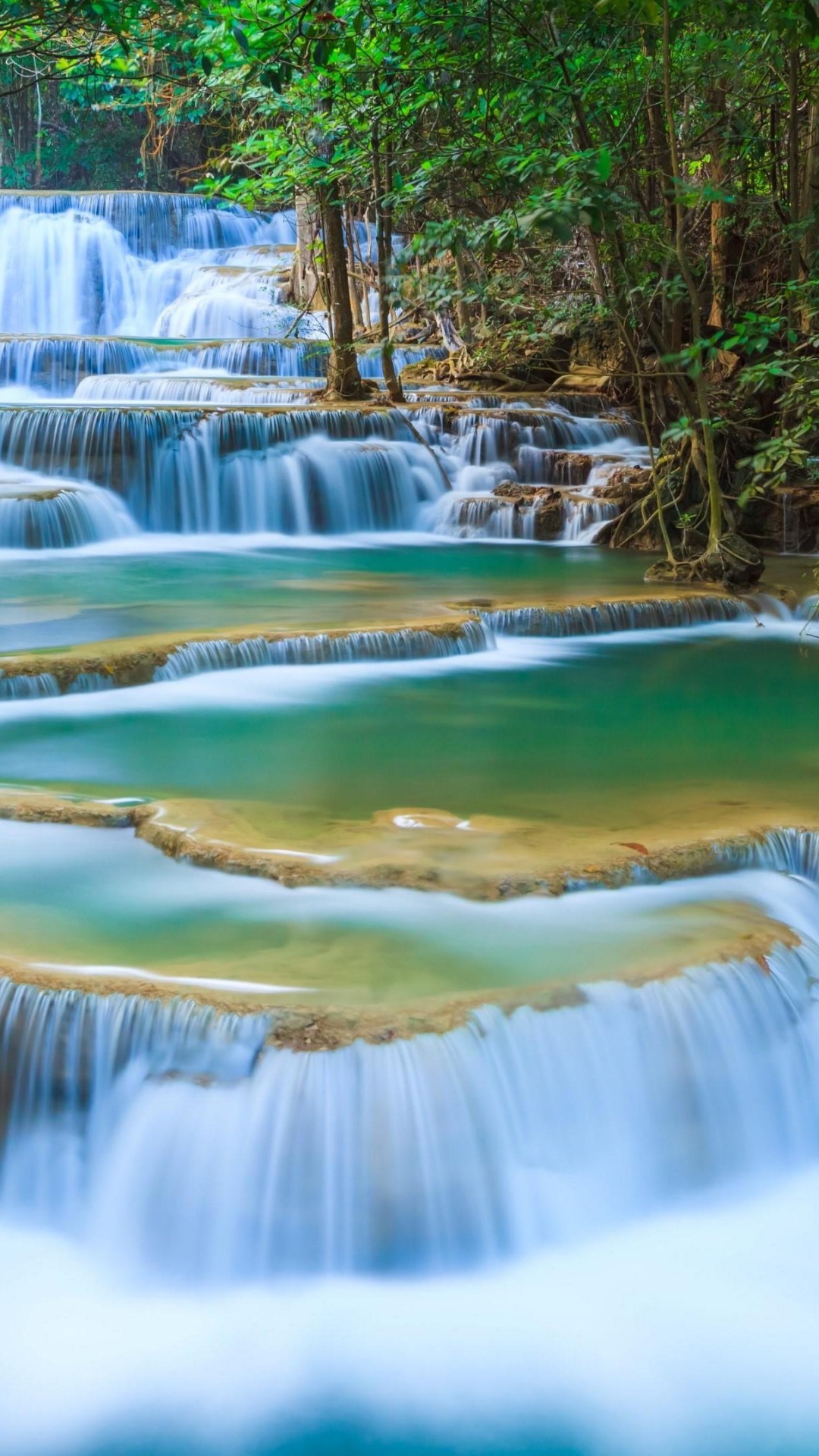 Time Lapse Photography of River. Wallpaper in 1080x1920 Resolution