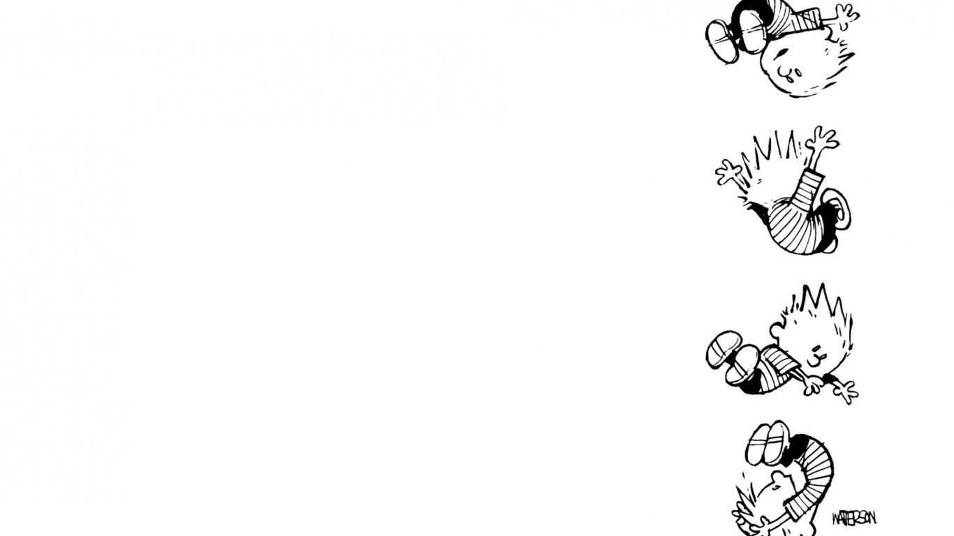 Black and White Floral Design. Wallpaper in 1366x768 Resolution