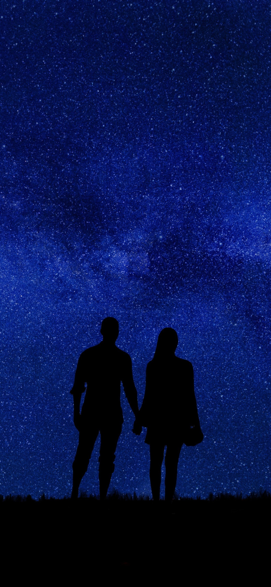 Universo, Azul, Naturaleza, Ambiente, Medianoche. Wallpaper in 1125x2436 Resolution