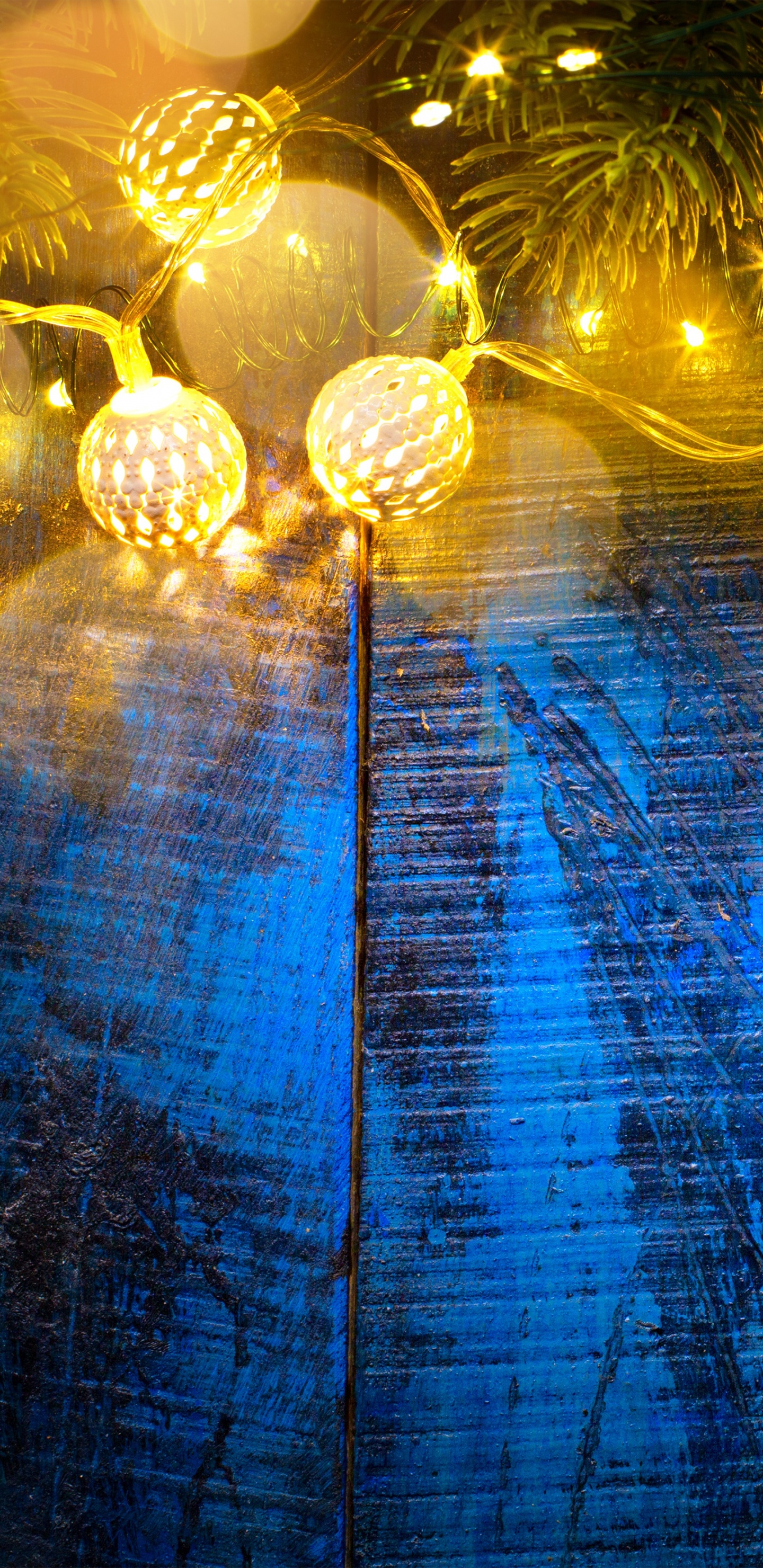 Lighting, Light, Holiday, Reflection, Blue. Wallpaper in 1440x2960 Resolution