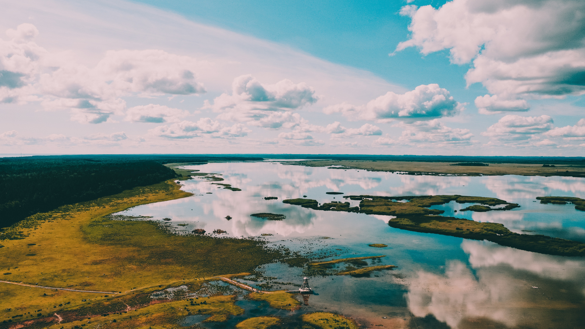 Naturlandschaft, Natur, Wasserressourcen, Wasser, Blau. Wallpaper in 1920x1080 Resolution