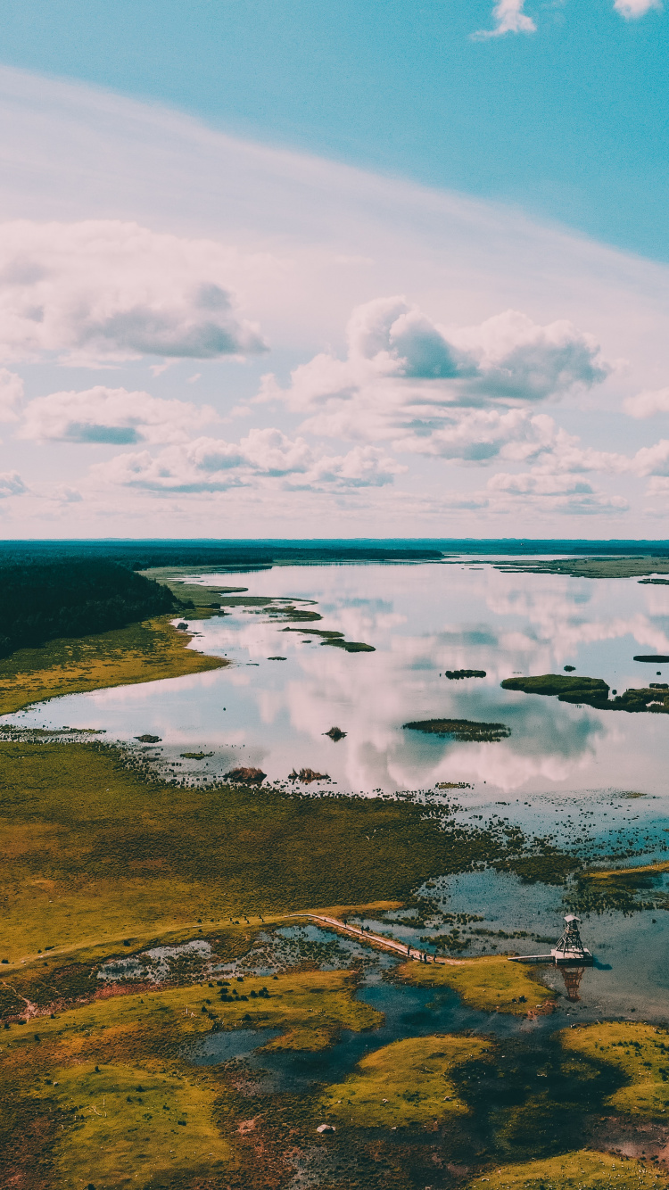 Naturlandschaft, Natur, Wasserressourcen, Wasser, Blau. Wallpaper in 750x1334 Resolution