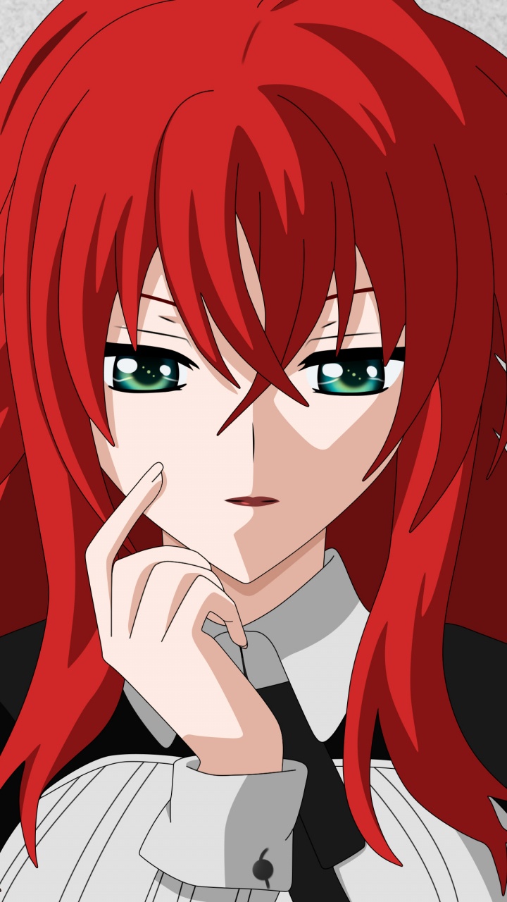 Rothaarige Frau Anime-Figur. Wallpaper in 720x1280 Resolution