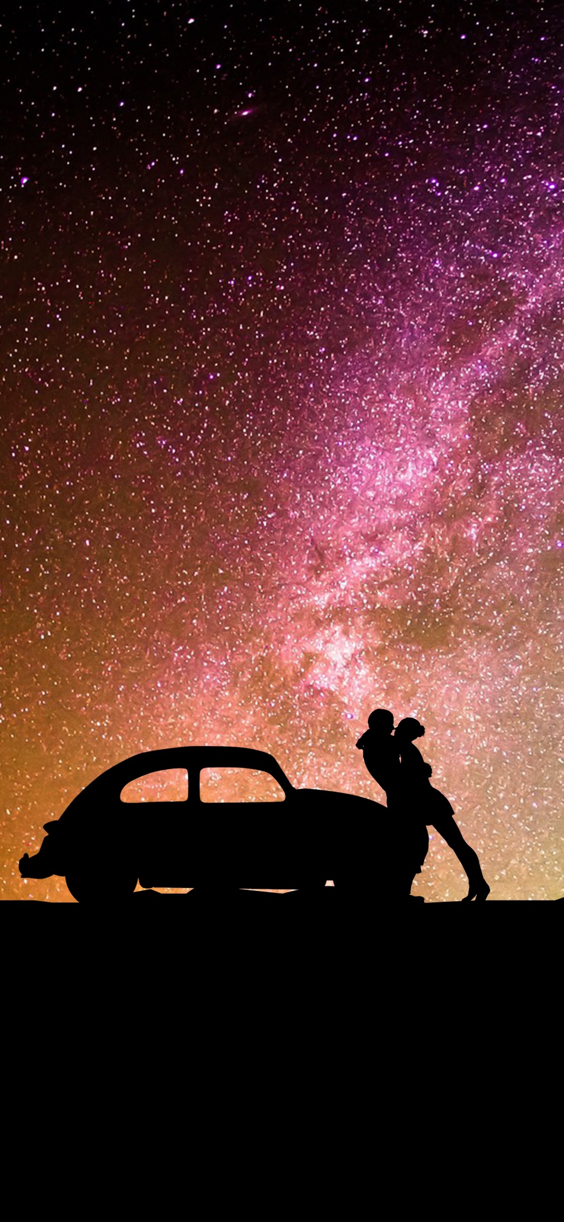 Spotify, Time Will Tell, Night, Astronomical Object, Astronomy. Wallpaper in 1125x2436 Resolution