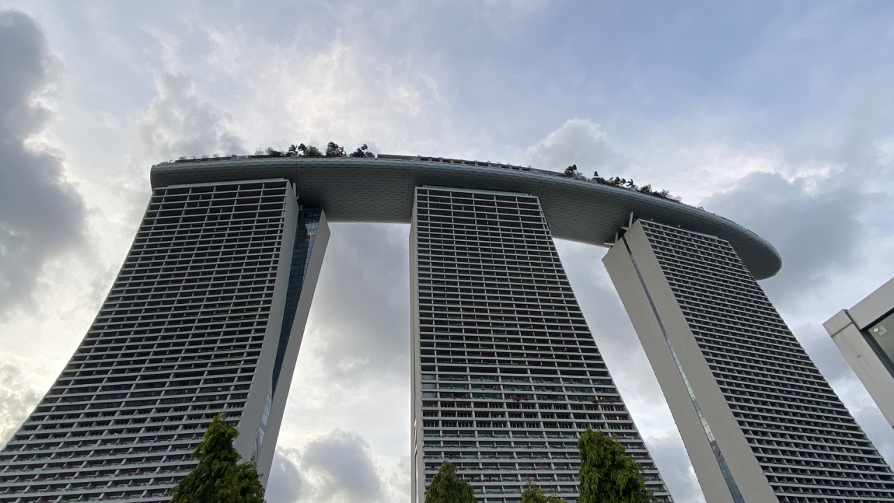 Singapur, Arquitectura, Edificio Comercial, Fachada, Área Urbana. Wallpaper in 1280x720 Resolution