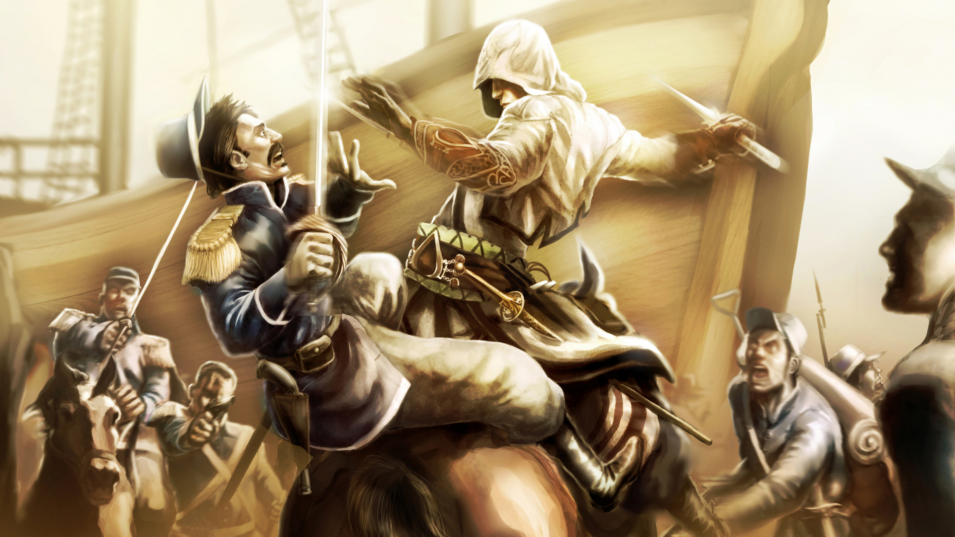Assassins Creed III, Assassins Creed, Mythologie, Konquistador, Kunst. Wallpaper in 1920x1080 Resolution