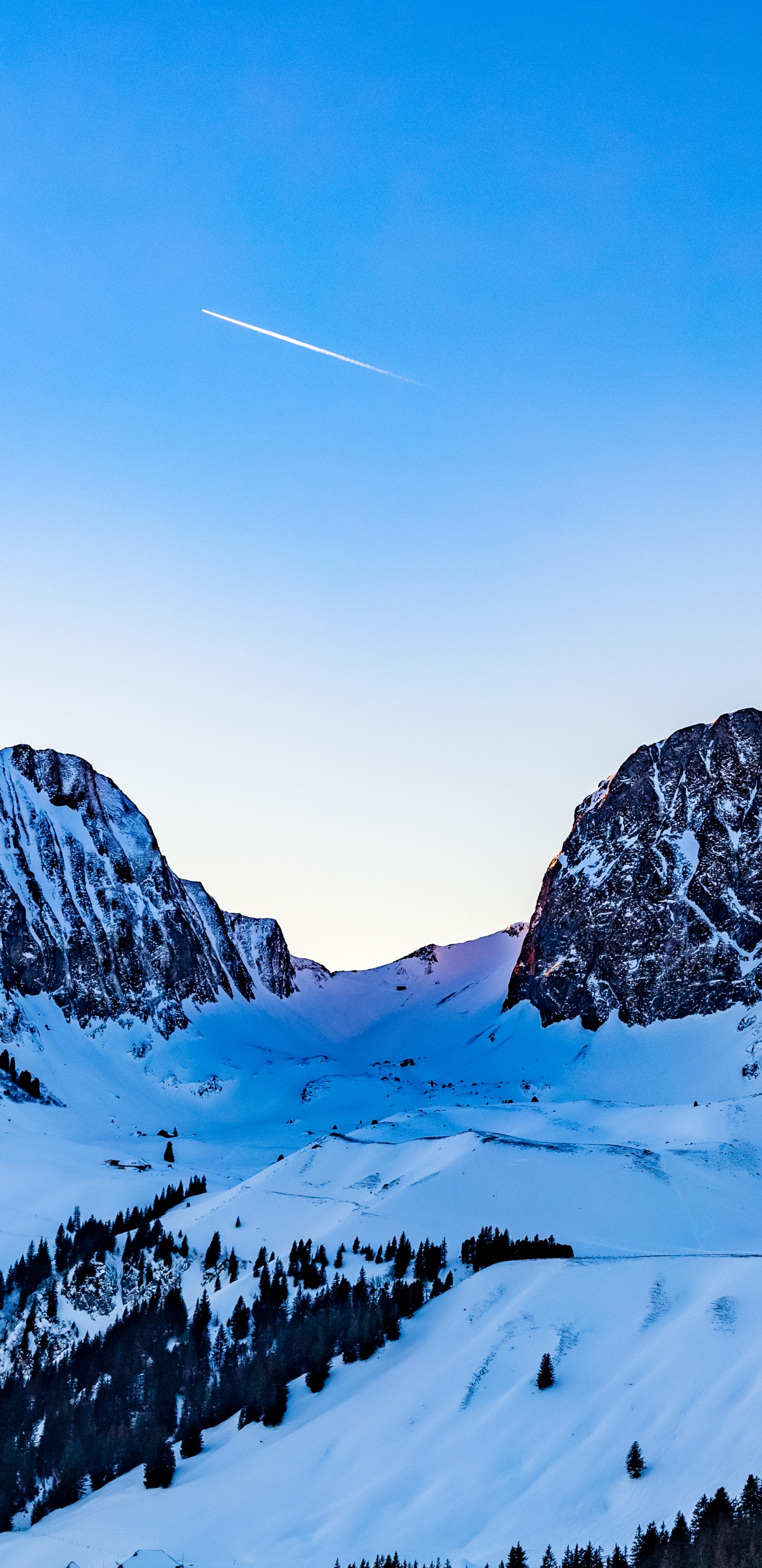 Gantrisch, École de Sinik, Écriture Ielts, Neige, Nature. Wallpaper in 1440x2960 Resolution