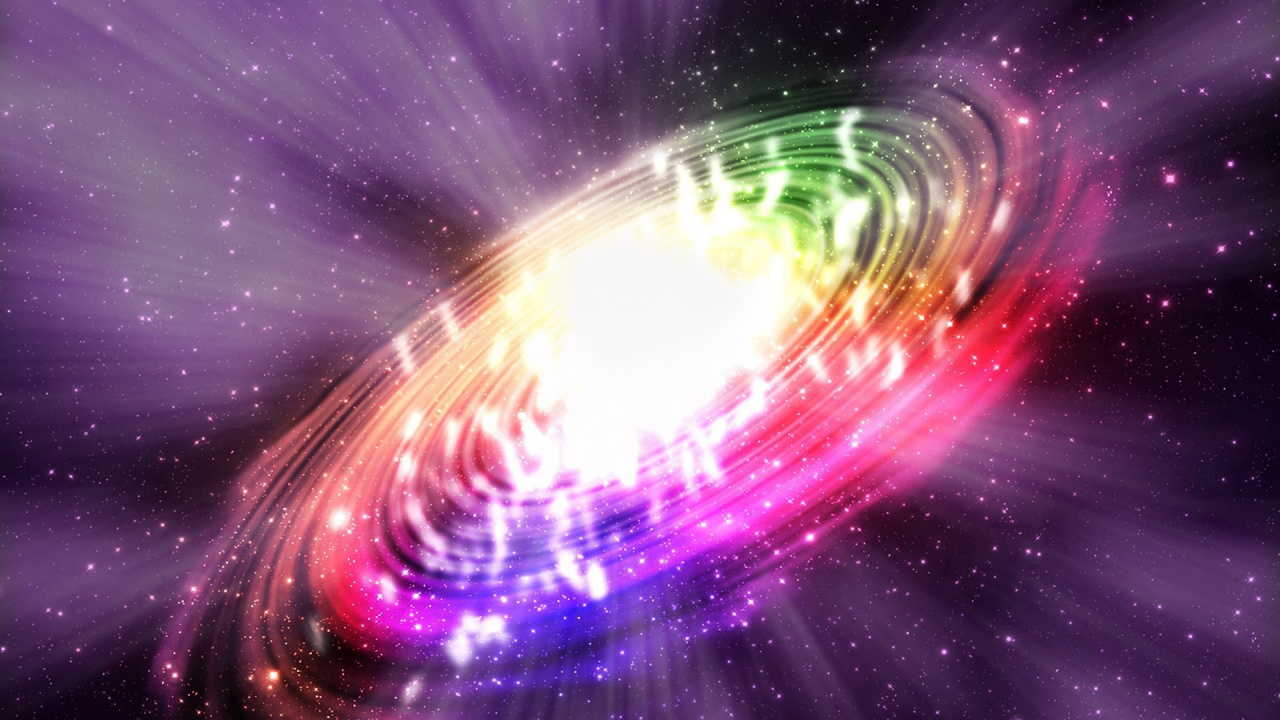 Peinture Abstraite Violette et Marron. Wallpaper in 1280x720 Resolution