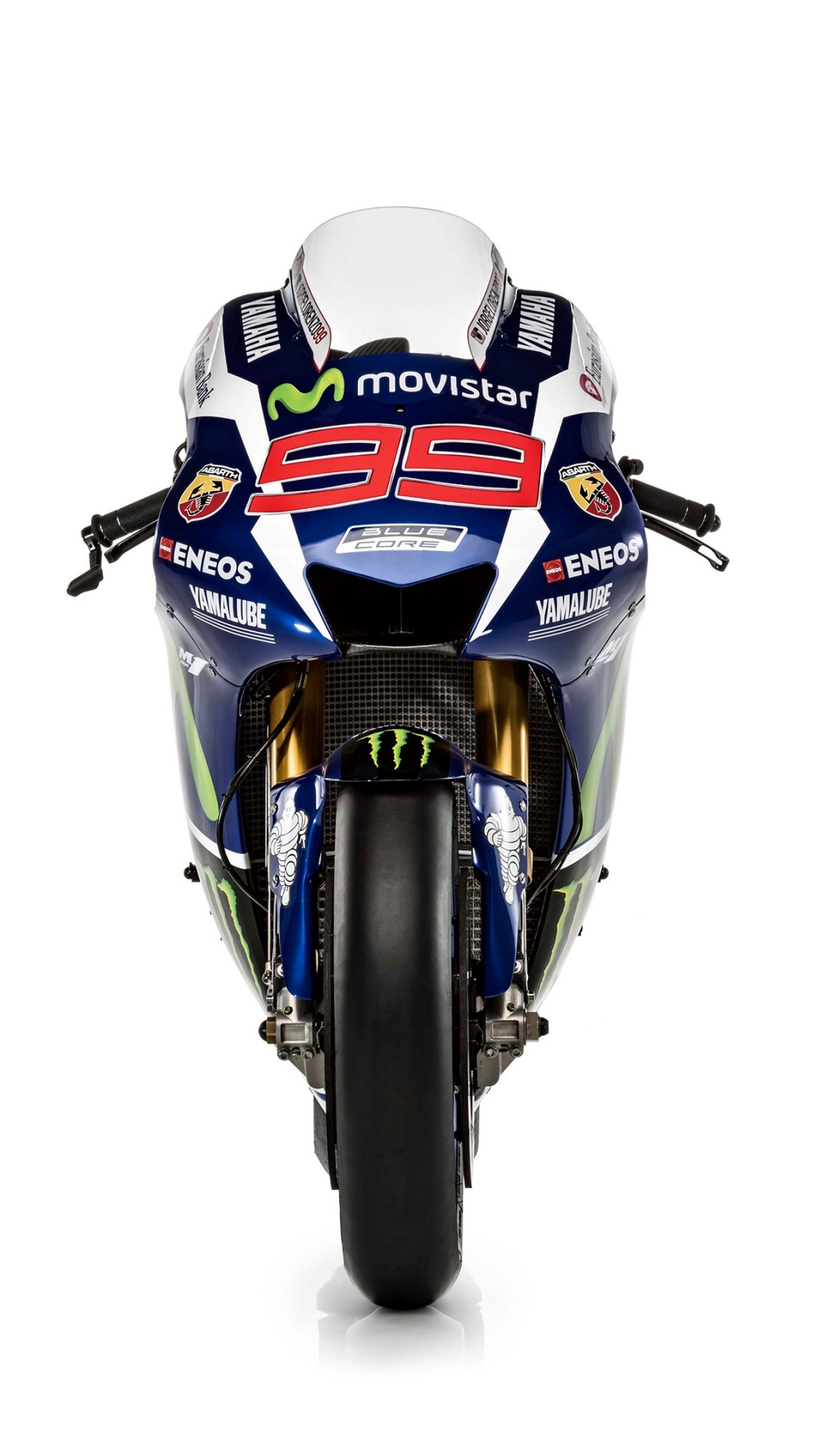 Schwarz-gelbes Honda Sportrad. Wallpaper in 1080x1920 Resolution